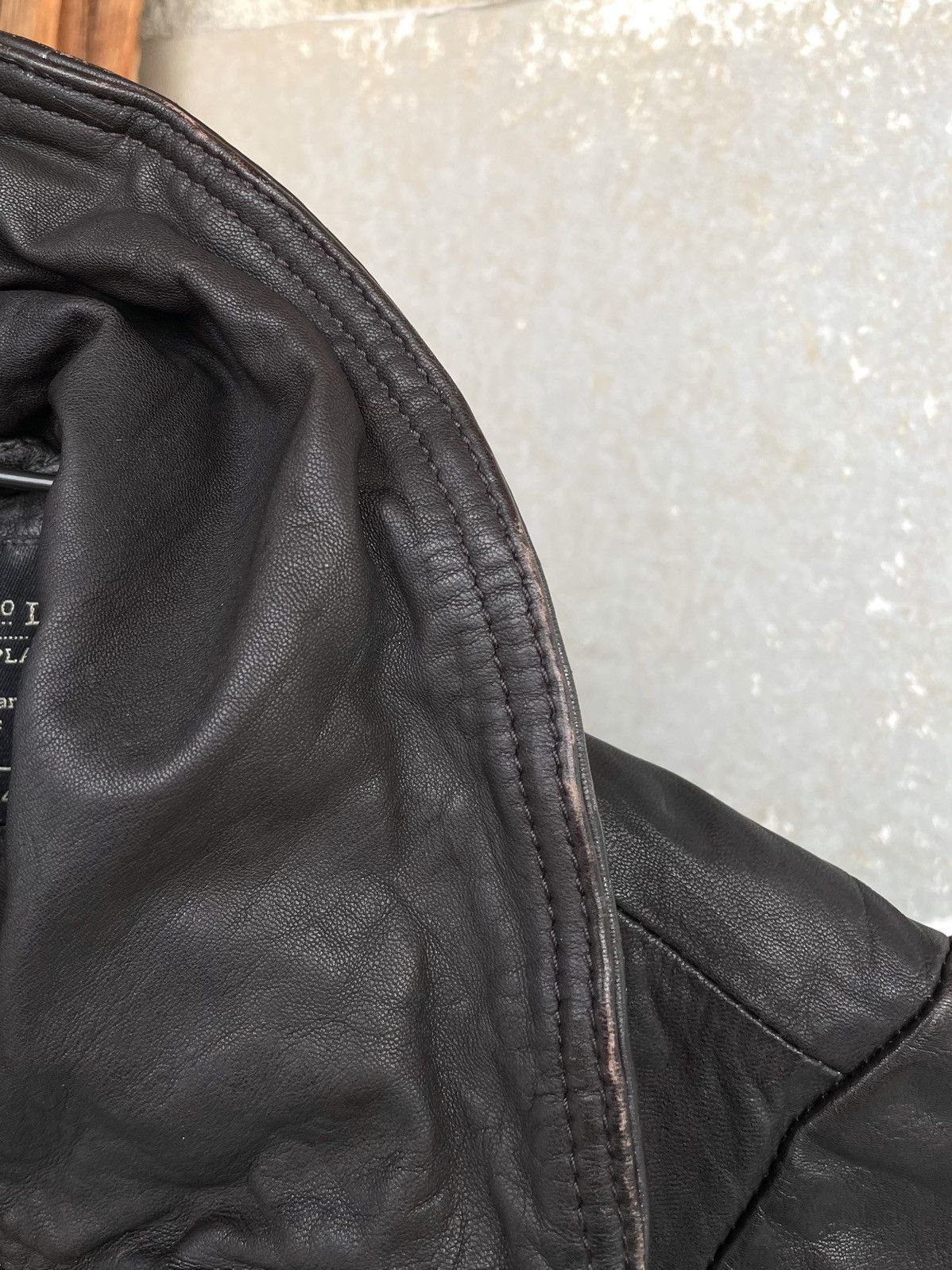 Allsaints Allsaints Belvedere Avant Garde Biker Leather Jacket US 2 Size XS / US 0-2 / IT 36-38 - 16 Thumbnail