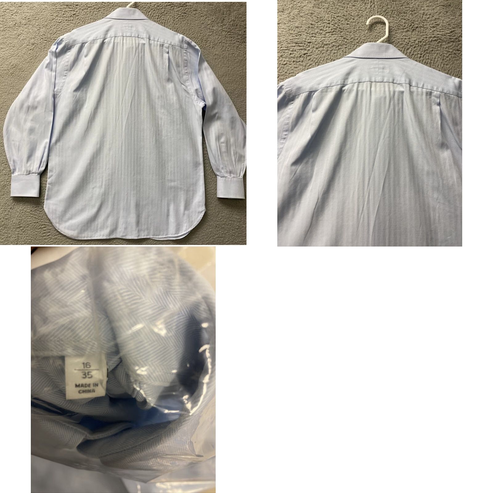Nordstrom John W. Nordstrom Button Shirt Blue Pocket Mens L 16 35 Long Sleeve /115-11 Size US L / EU 52-54 / 3 - 8 Thumbnail