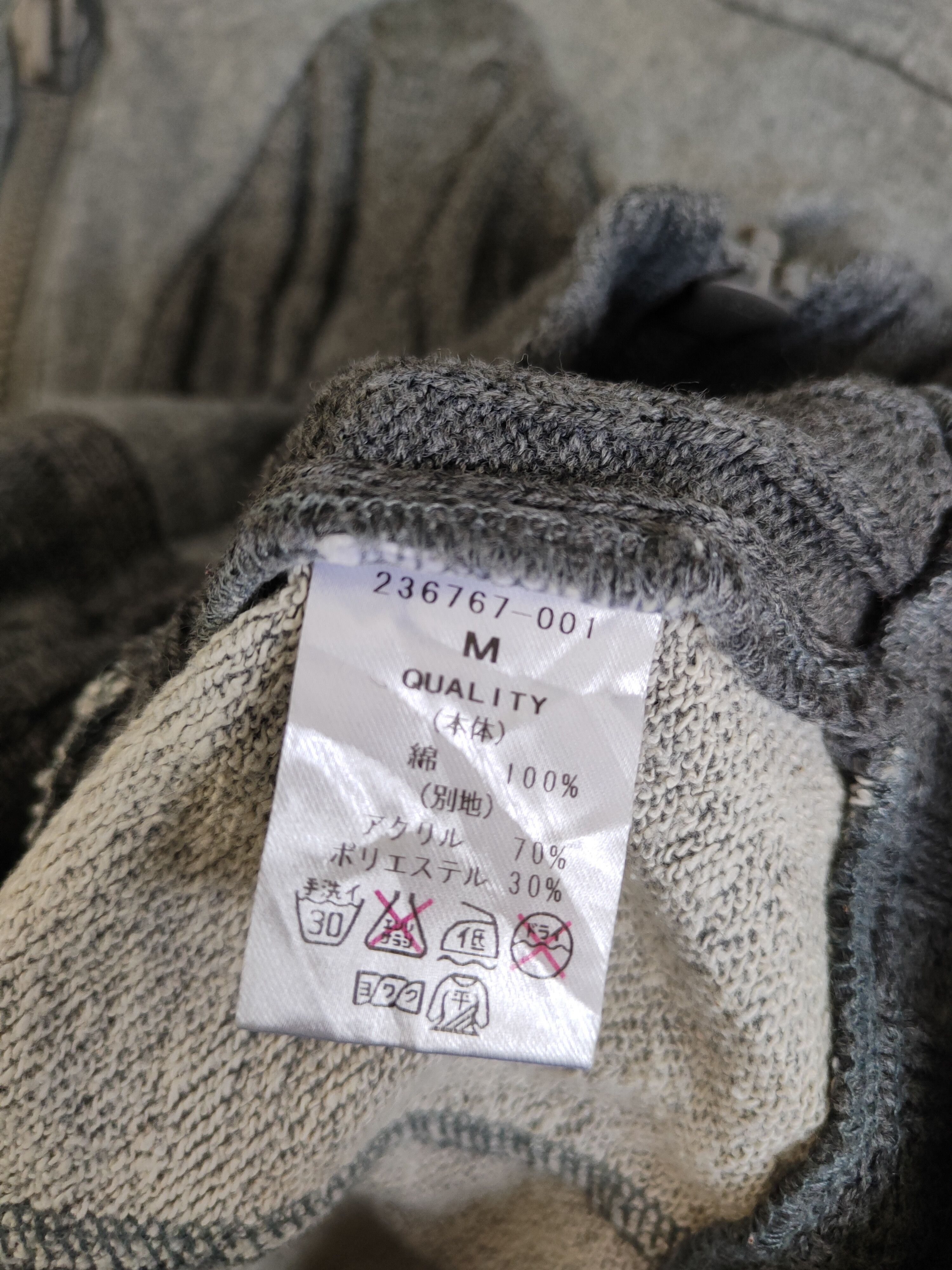 Japanese Brand Ryu Ryu Dark Gray knitwear vintage Sweaters #2603 Size M / US 6-8 / IT 42-44 - 12 Thumbnail