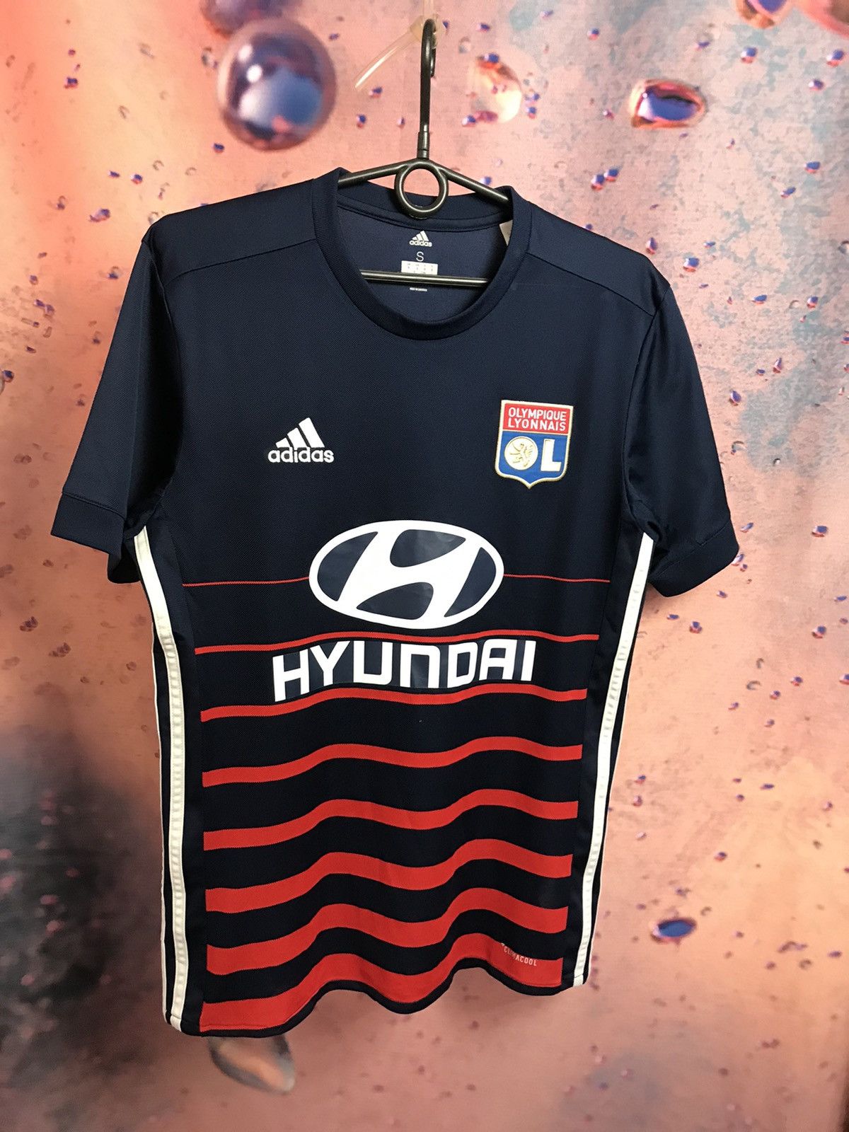 Adidas Olympique Lyonnais Lyon soccer jersey Size US S / EU 44-46 / 1 - 1 Thumbnail