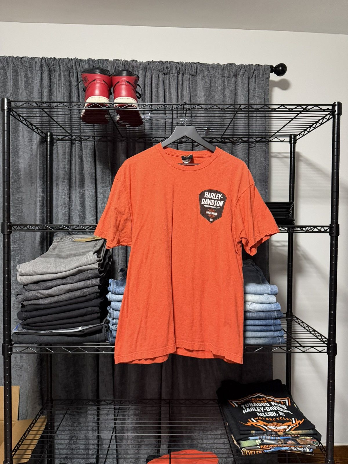 Harley Davidson Boswells Harley Davidson of Nashville Tennessee Men’s XL Size US XL / EU 56 / 4 - 2 Thumbnail