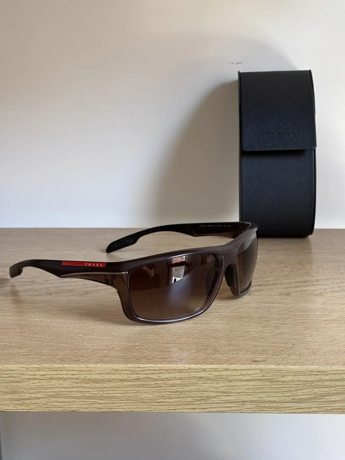 Prada × Vintage PRADA Sunglasses Wrap Star Rimless Luna Rossa Vintage Size ONE SIZE - 2 Thumbnail