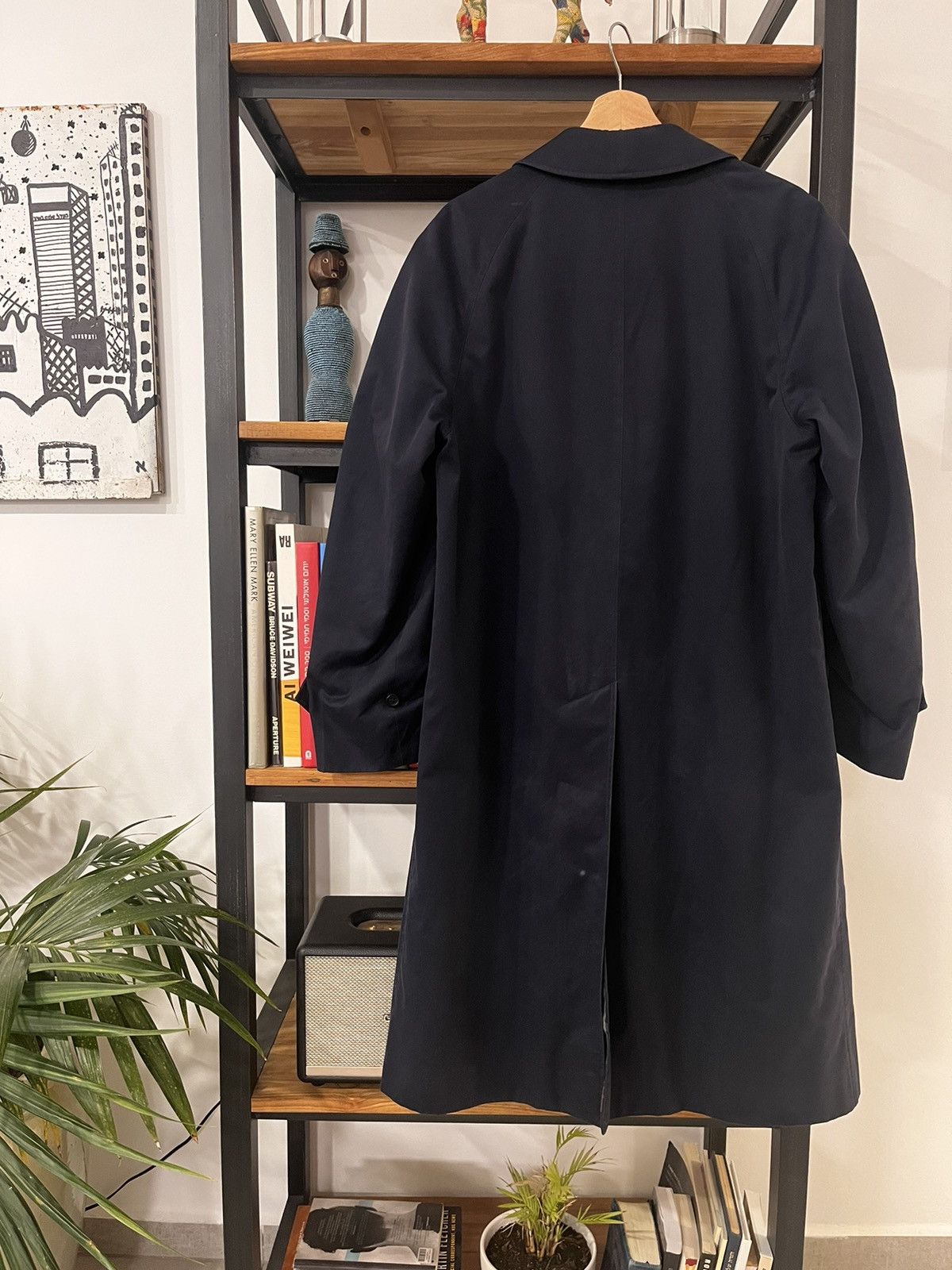 Burberry × Vintage Burberry Blue nova check trench coat Size US M / EU 48-50 / 2 - 3 Thumbnail