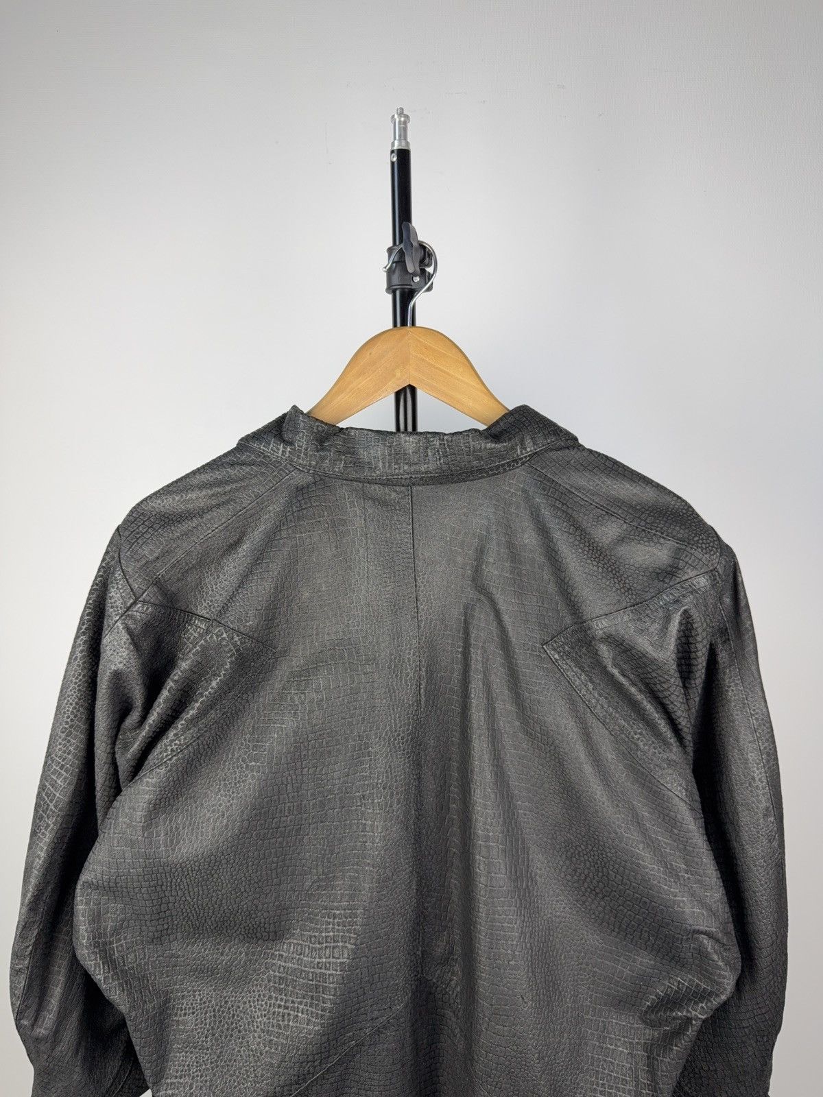 Vintage Vintage 90s Avant Garde Leather Biker MOTO Y2K Jacket Size US S / EU 44-46 / 1 - 10 Thumbnail