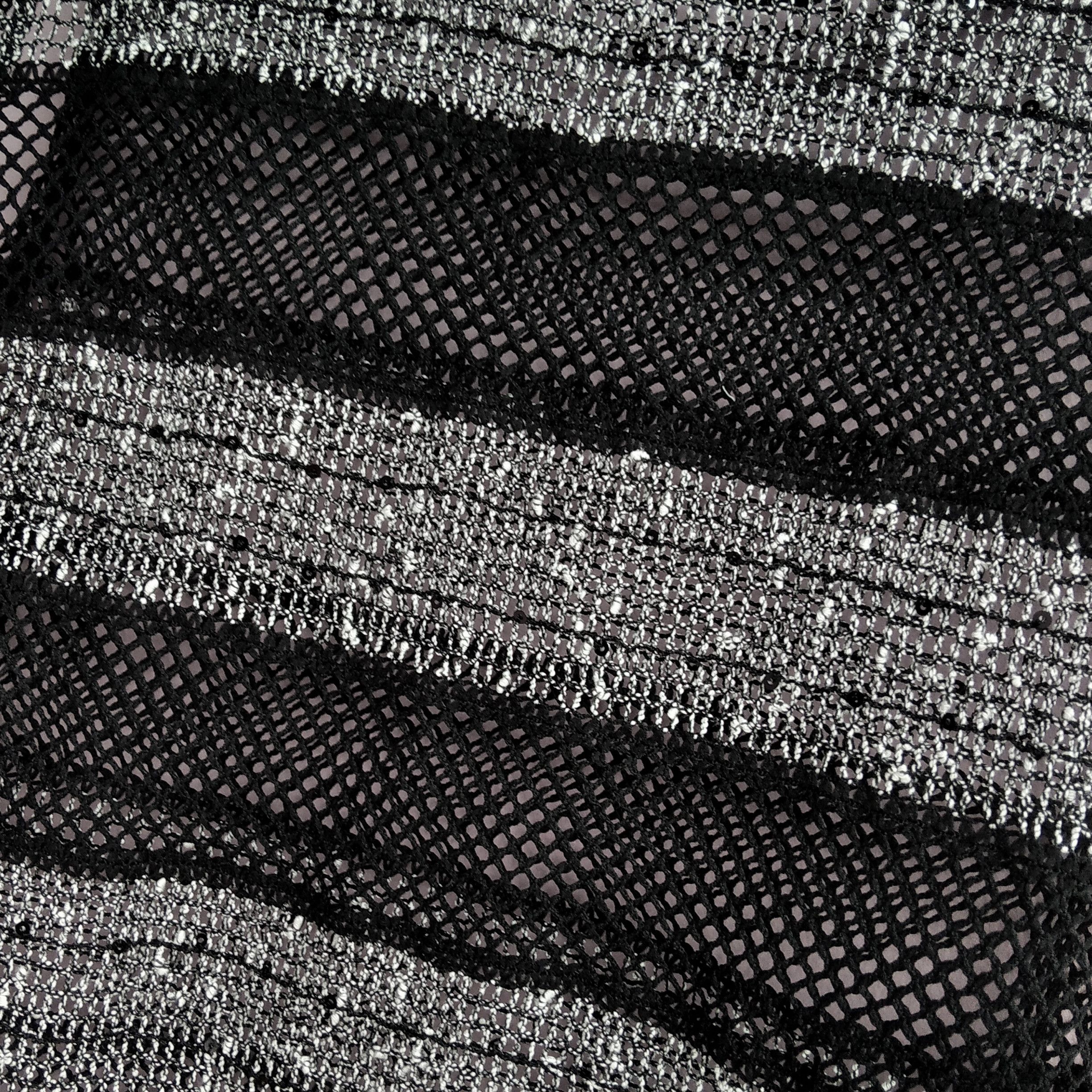 If Six Was Nine Vintage 00's BASHECING Japanese Brand Mesh Stripes Sleeveles Size US L / EU 52-54 / 3 - 3 Thumbnail