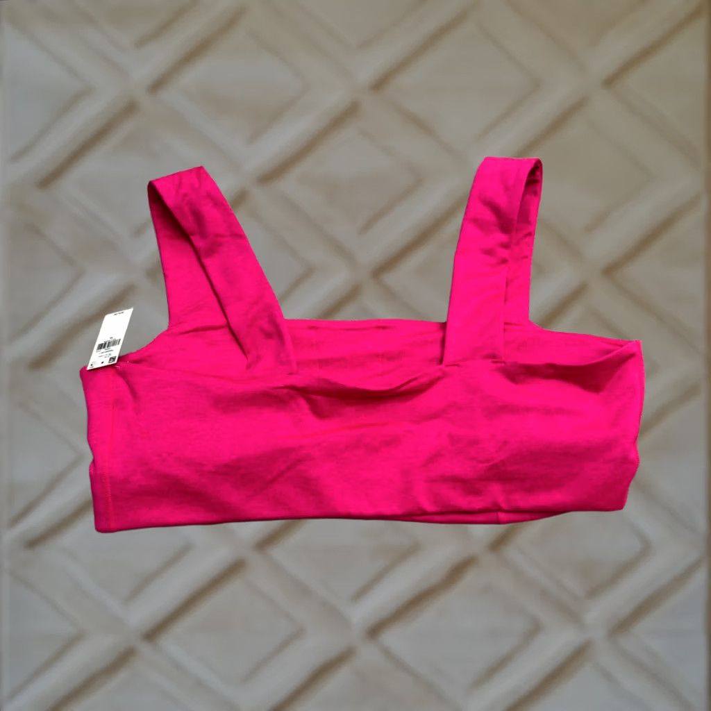 Old Navy Old Navy Sports Bra Shirt Womens XL Pink NWT Cloudcomfy Go-Dry Padded Bralette Top Clothing Activewear Size XL / US 12-14 / IT 48-50 - 1 Thumbnail