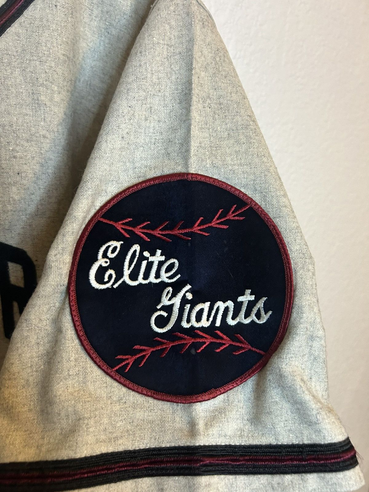 Ebbets Field Flannels Baltimore Elite Giants Ebbets Field Flannels Baseball Jersey Size US XXL / EU 58 / 5 - 5 Thumbnail