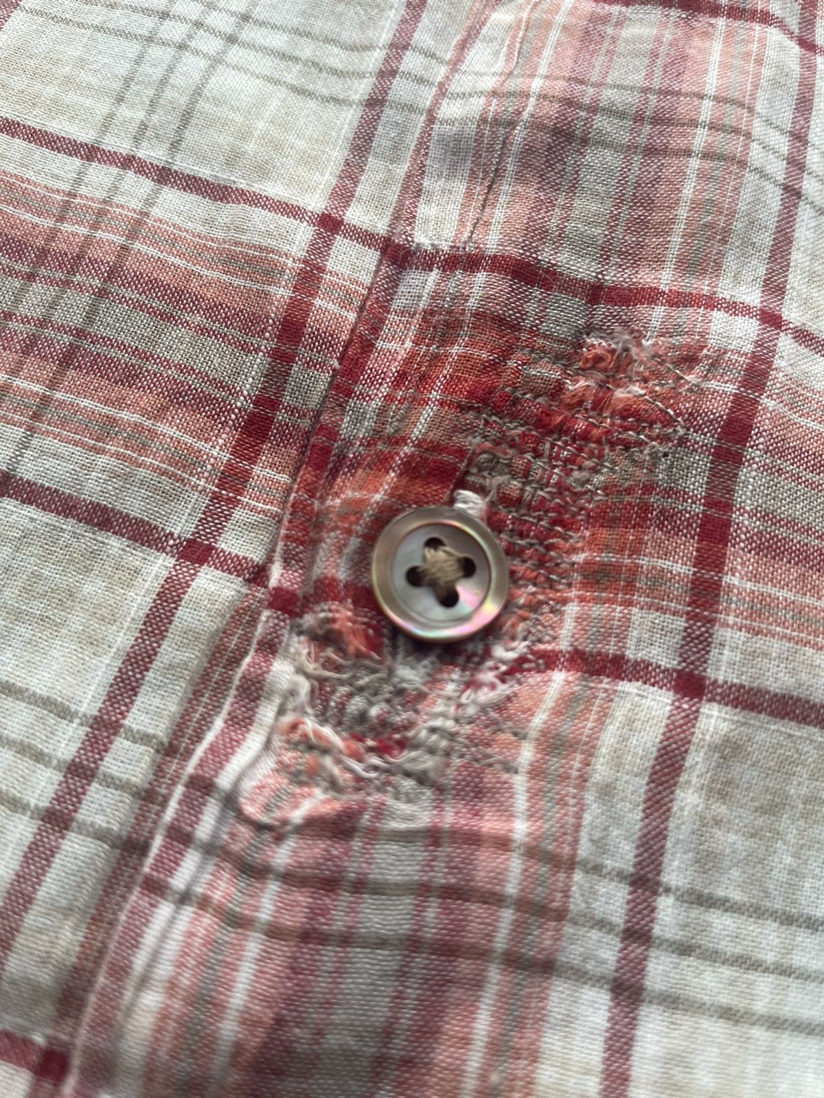Designer John Varvatos Checkered Shirt Size US XL / EU 56 / 4 - 11 Thumbnail