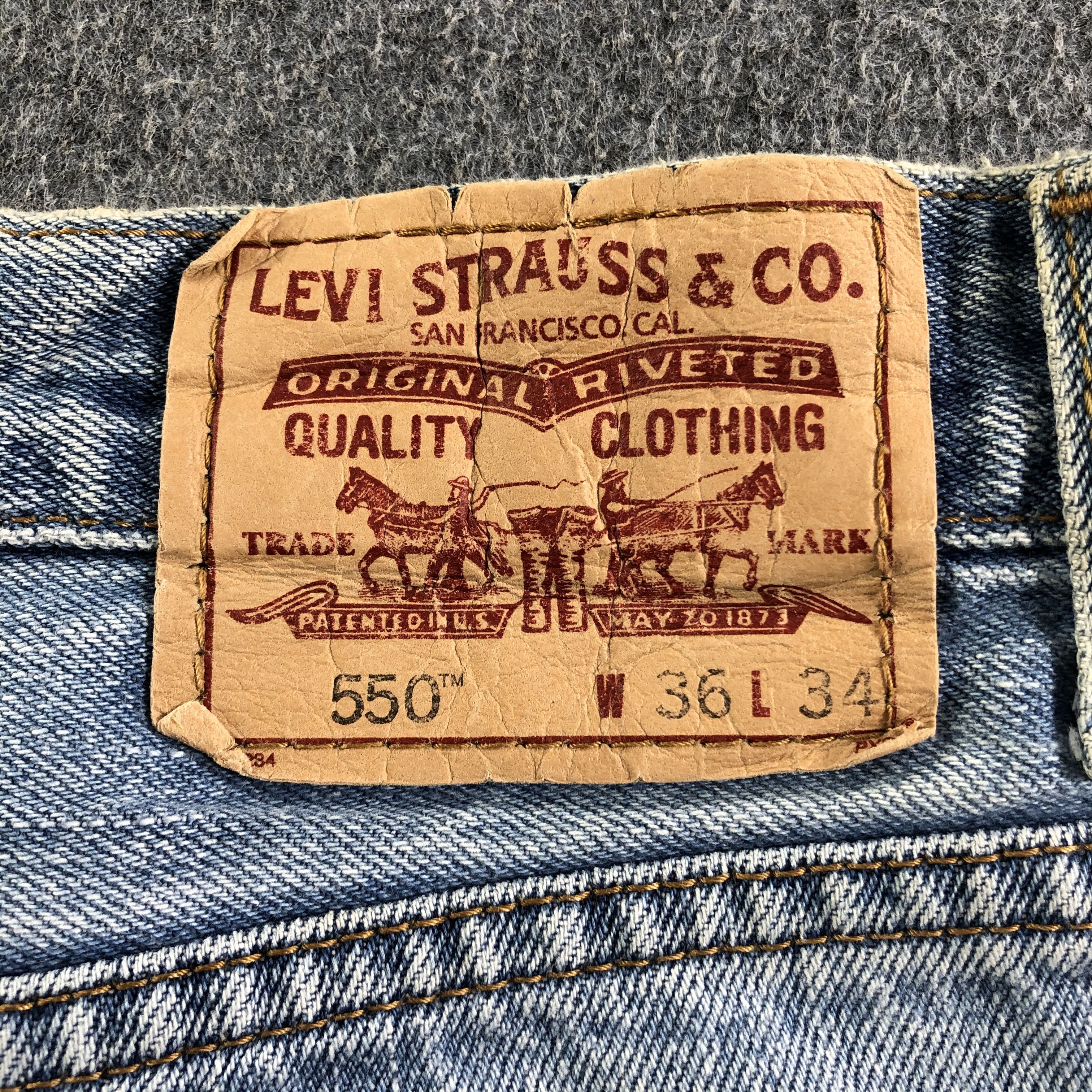 Levi's Vintage Light Wash Levis 550 Jeans-J3261 Size US 37 - 5 Thumbnail