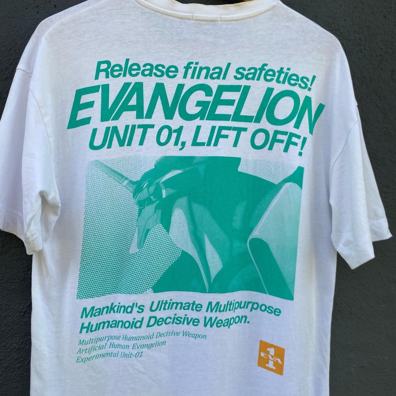 Anime Thrashed Evangelion X GU Anima Tee Size US S / EU 44-46 / 1 - 2 Thumbnail