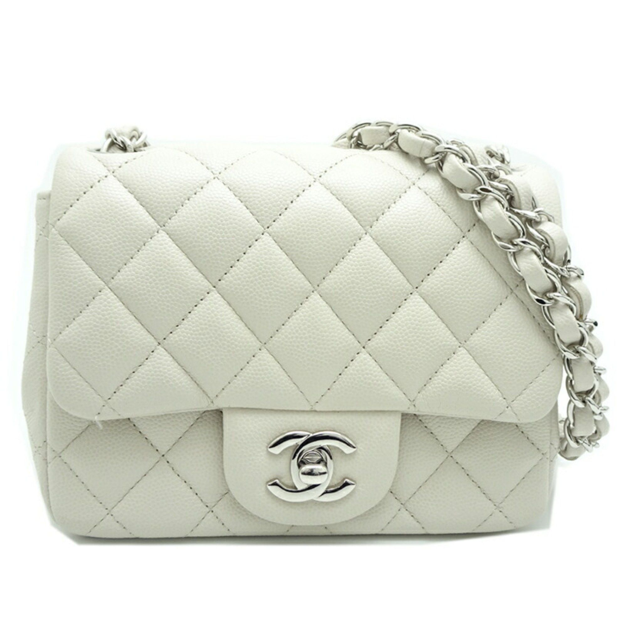 Chanel Matelasse 17 Chain Shoulder Women's Bag A35200 Caviar Skin