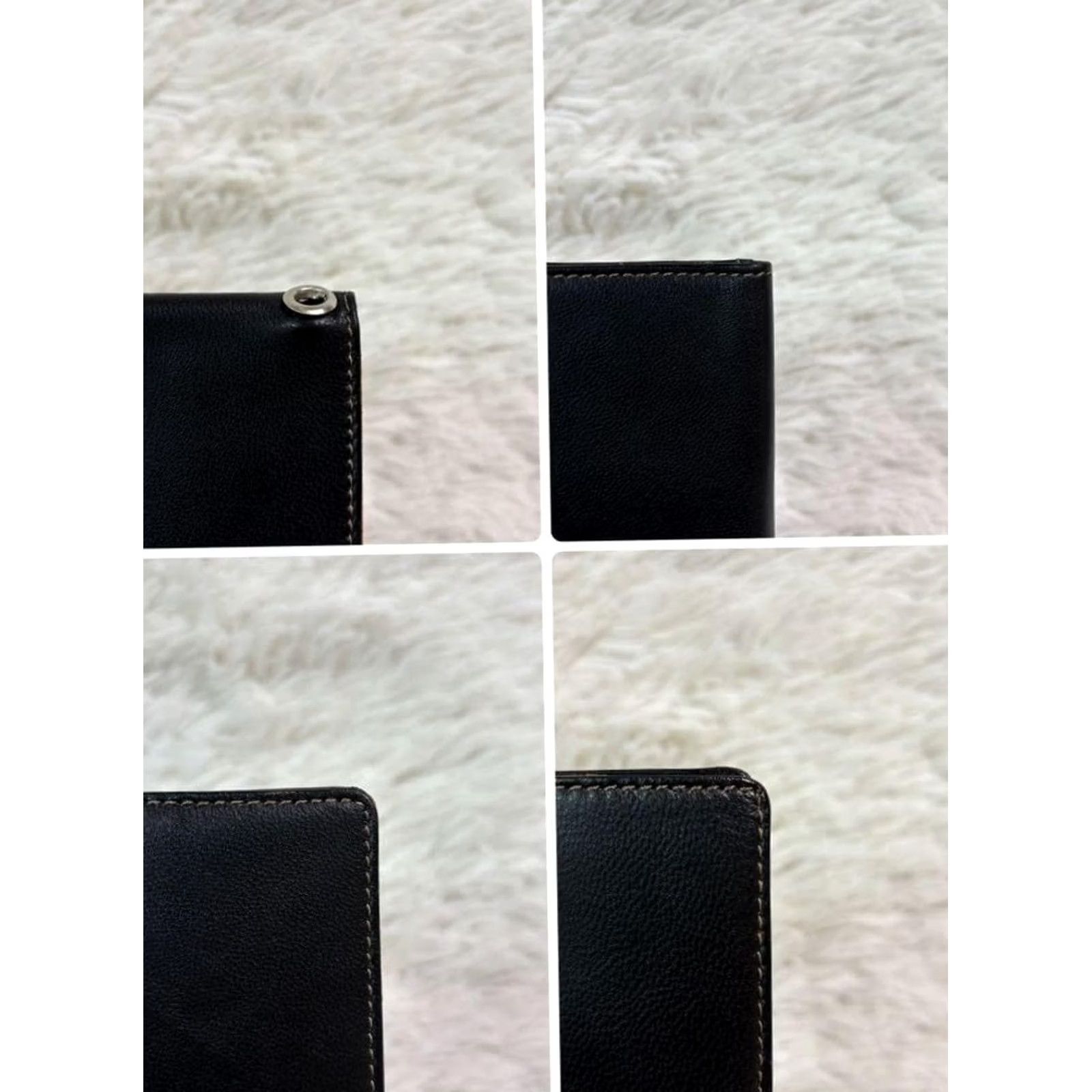 Ralph Lauren RRL Ralph Lauren Leather Wallet Bi-fold Black Emboss Logo Notebook type Unisex Size ONE SIZE - 5 Thumbnail