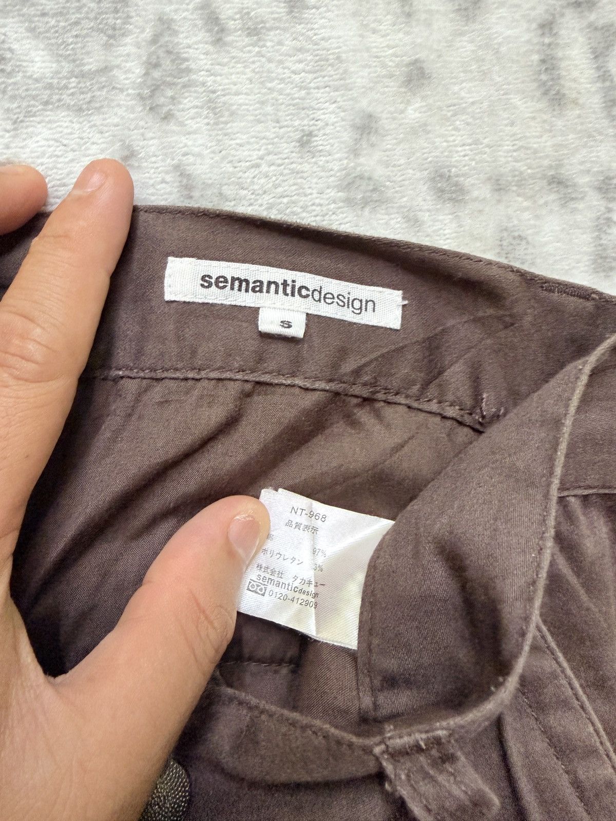 Japanese Brand Vintage Semantic Design Bondage Cargo Pants Brown Flared Y2K Size US 30 / EU 46 - 13 Thumbnail