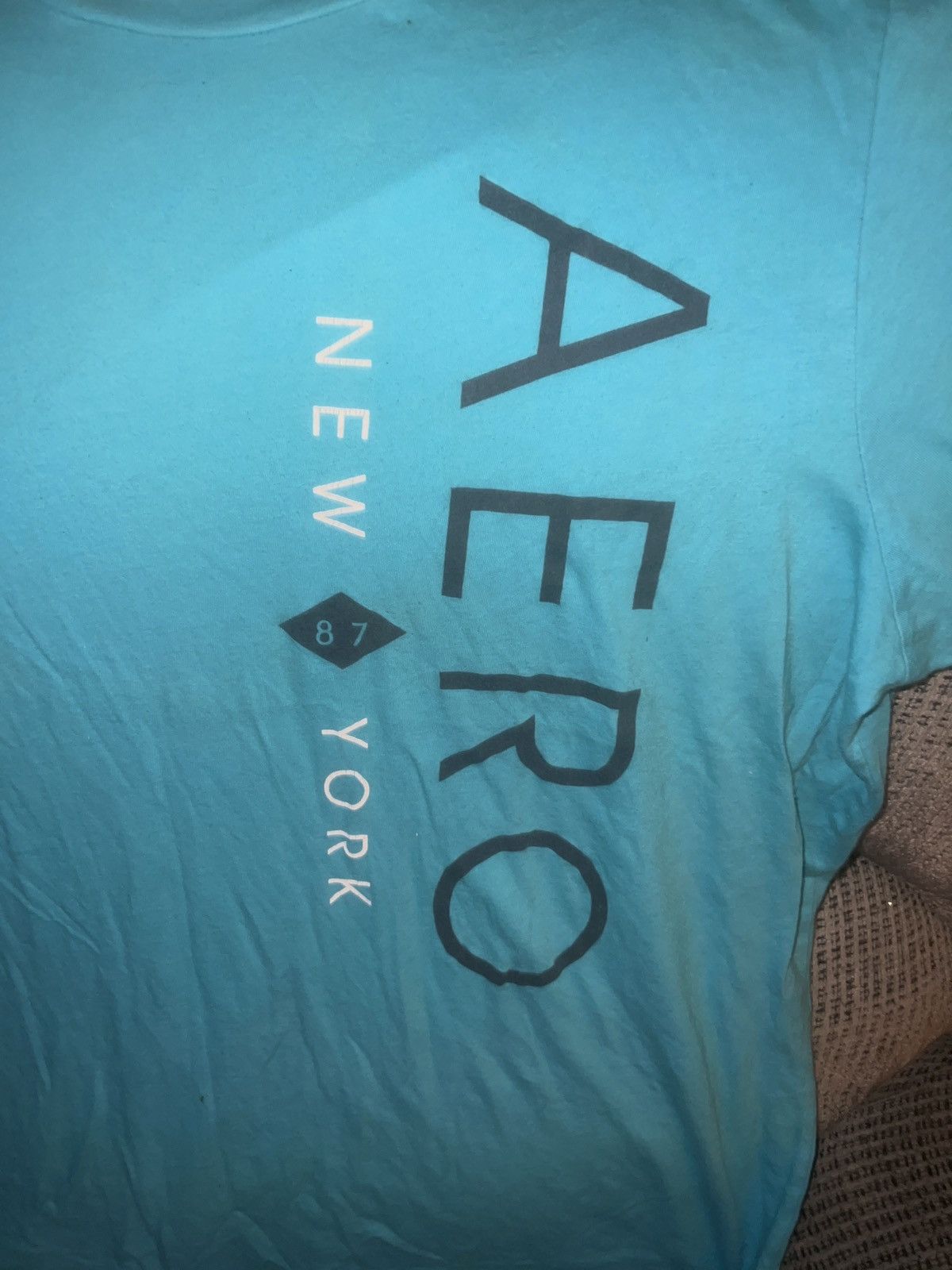 Aeropostale Aeropostale Aero New York 87 Logo Tee Size US XXL / EU 58 / 5 - 2 Thumbnail