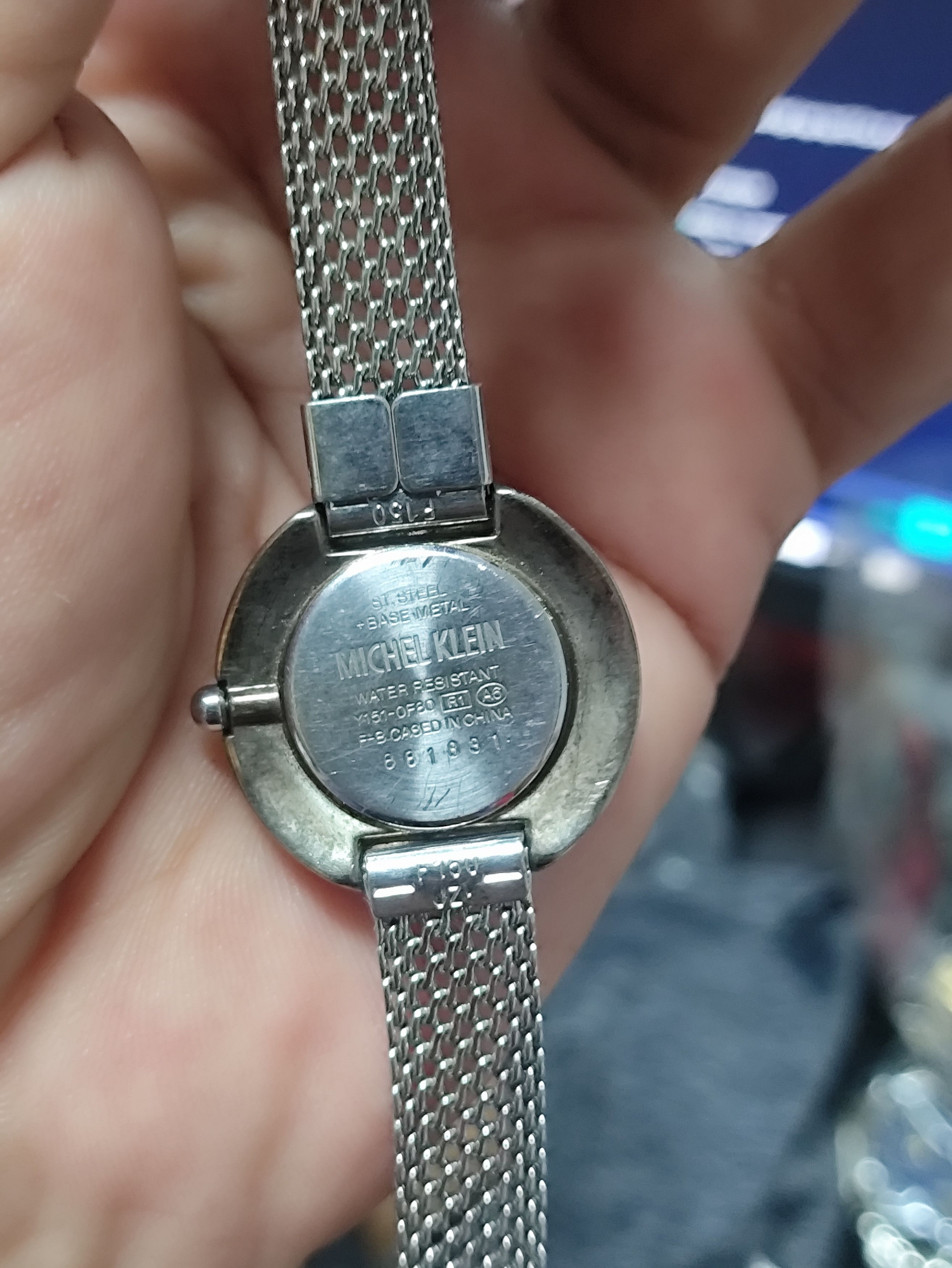 Michel Klein × Vintage MK MICHEL KLEIN LADIES VINTAGE WATCH FULL STEEL Size ONE SIZE - 7 Thumbnail