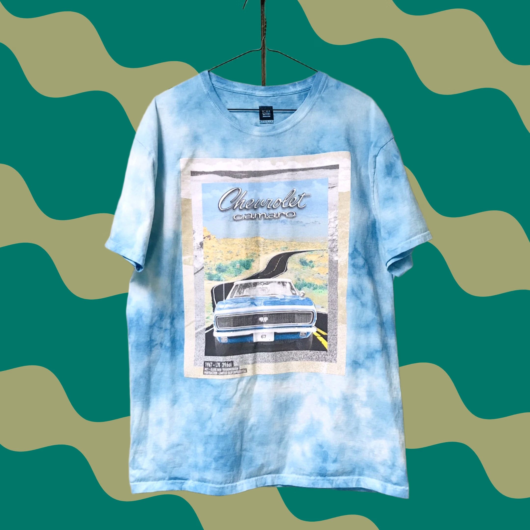 Vintage GM Men Tie-Dye 1967 Chevrolet Camaro Classic Graphic T-Shirt XL Size US XL / EU 56 / 4 - 1 Thumbnail