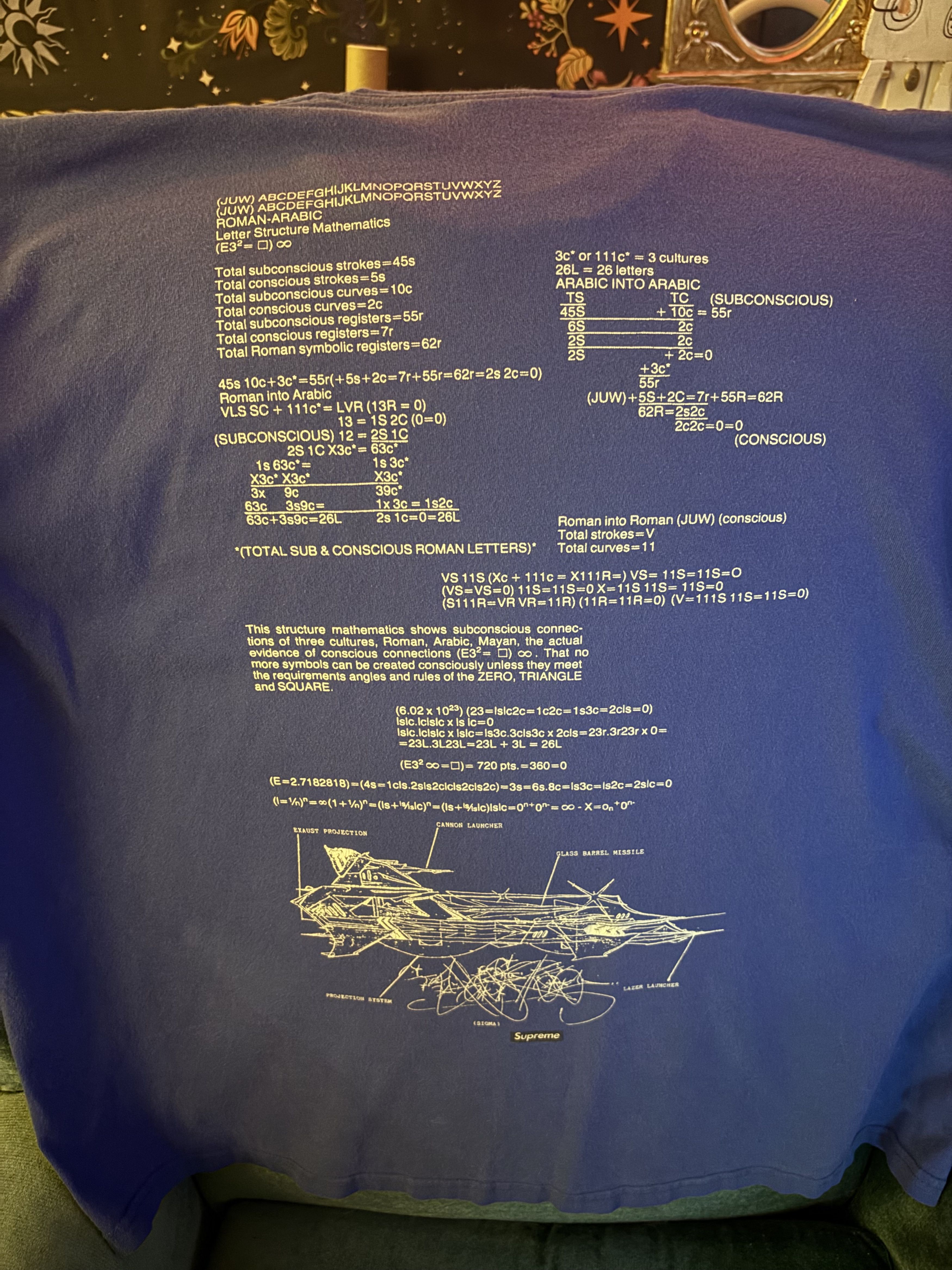 Supreme Supreme x Rammellzee graphic-print T-shirt 2020 collection. Size US XL / EU 56 / 4 - 2 Thumbnail