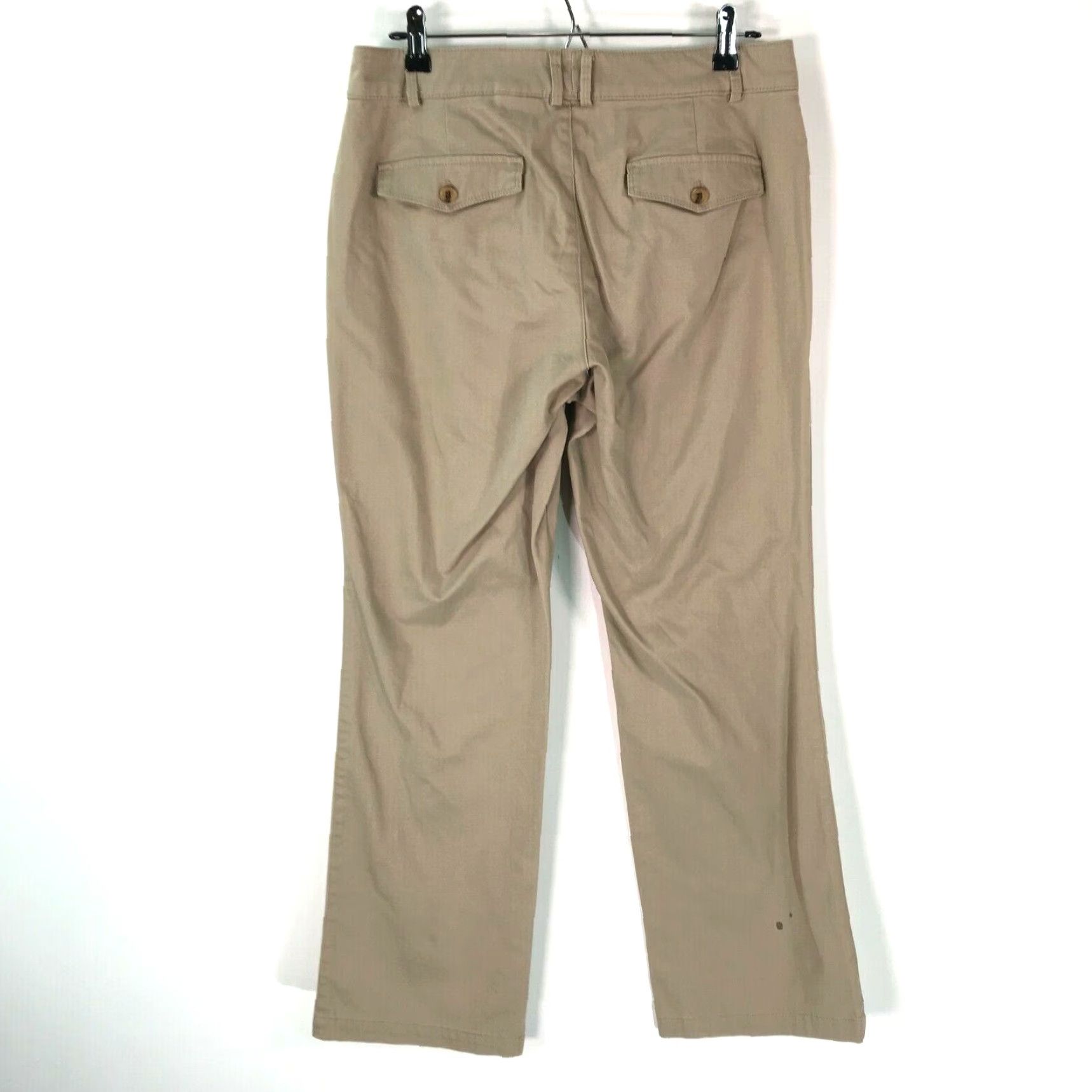 Dockers Dockers Womens Tan Dress Pants Casual Regular Straight Low Rise Size 8 Size 30" / US 8 / IT 44 - 2 Thumbnail