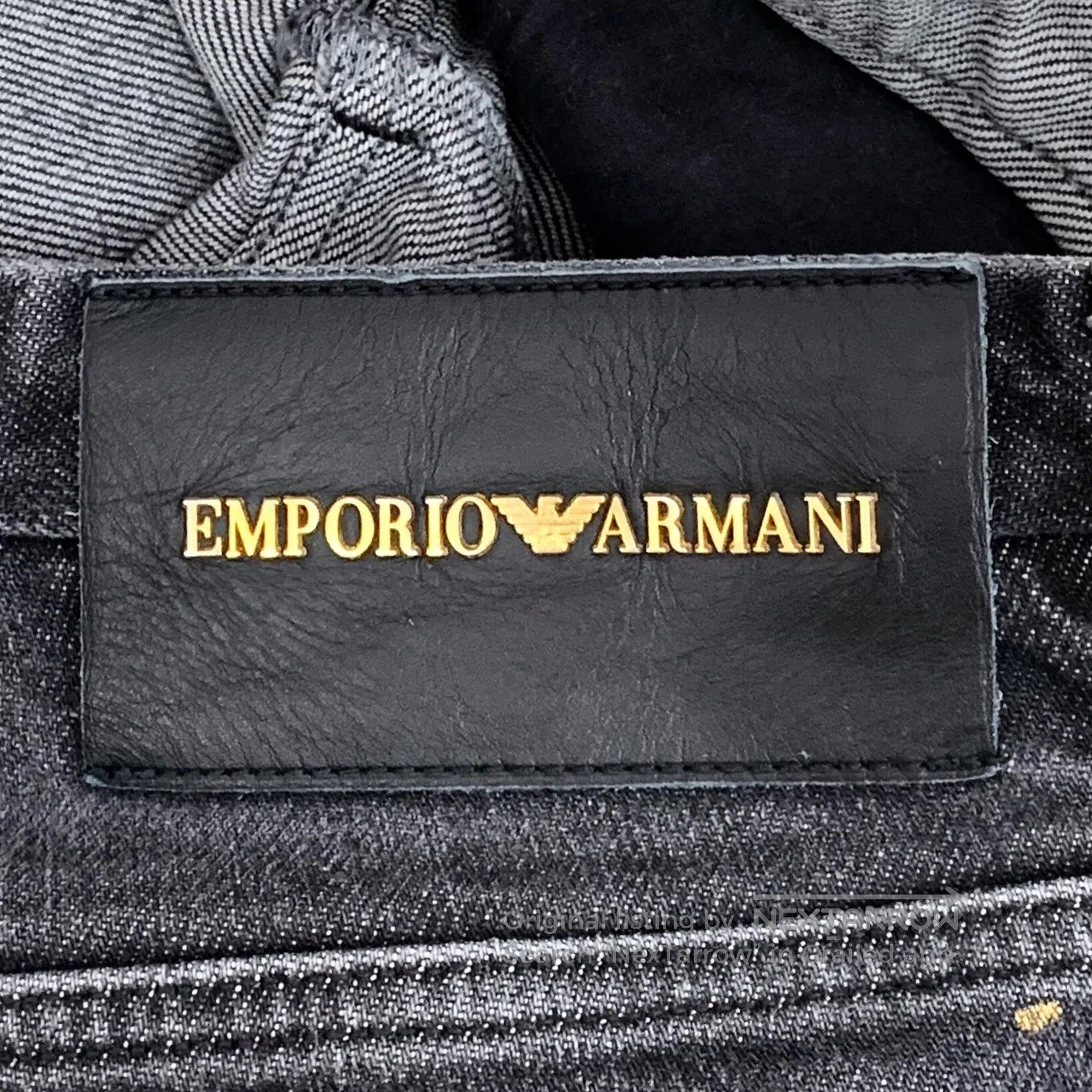 Armani Armani Black Pocket Logo Mark Casual Denim Pants| Size US 29 - 6 Thumbnail