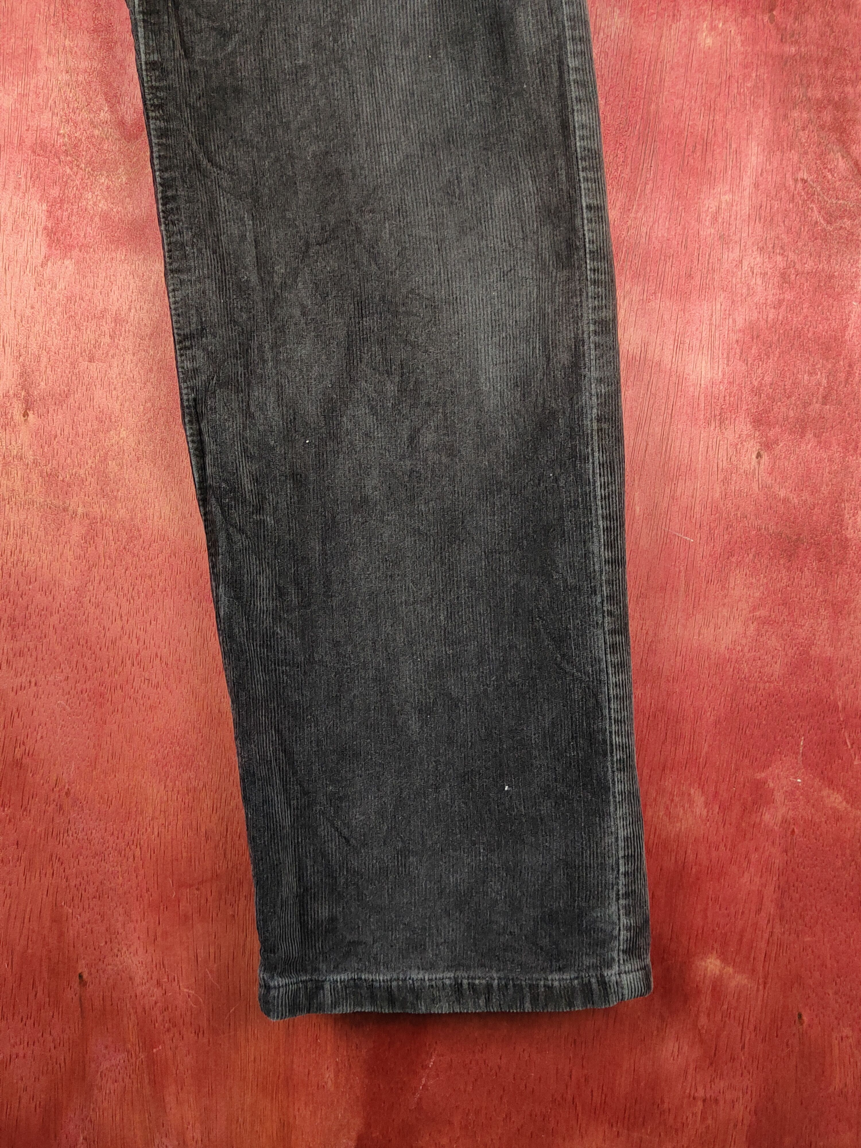 Vintage Bobson Dark Blue faded vintage cargo Corduroy Pants #S1560 Size US 28 / EU 44 - 6 Thumbnail