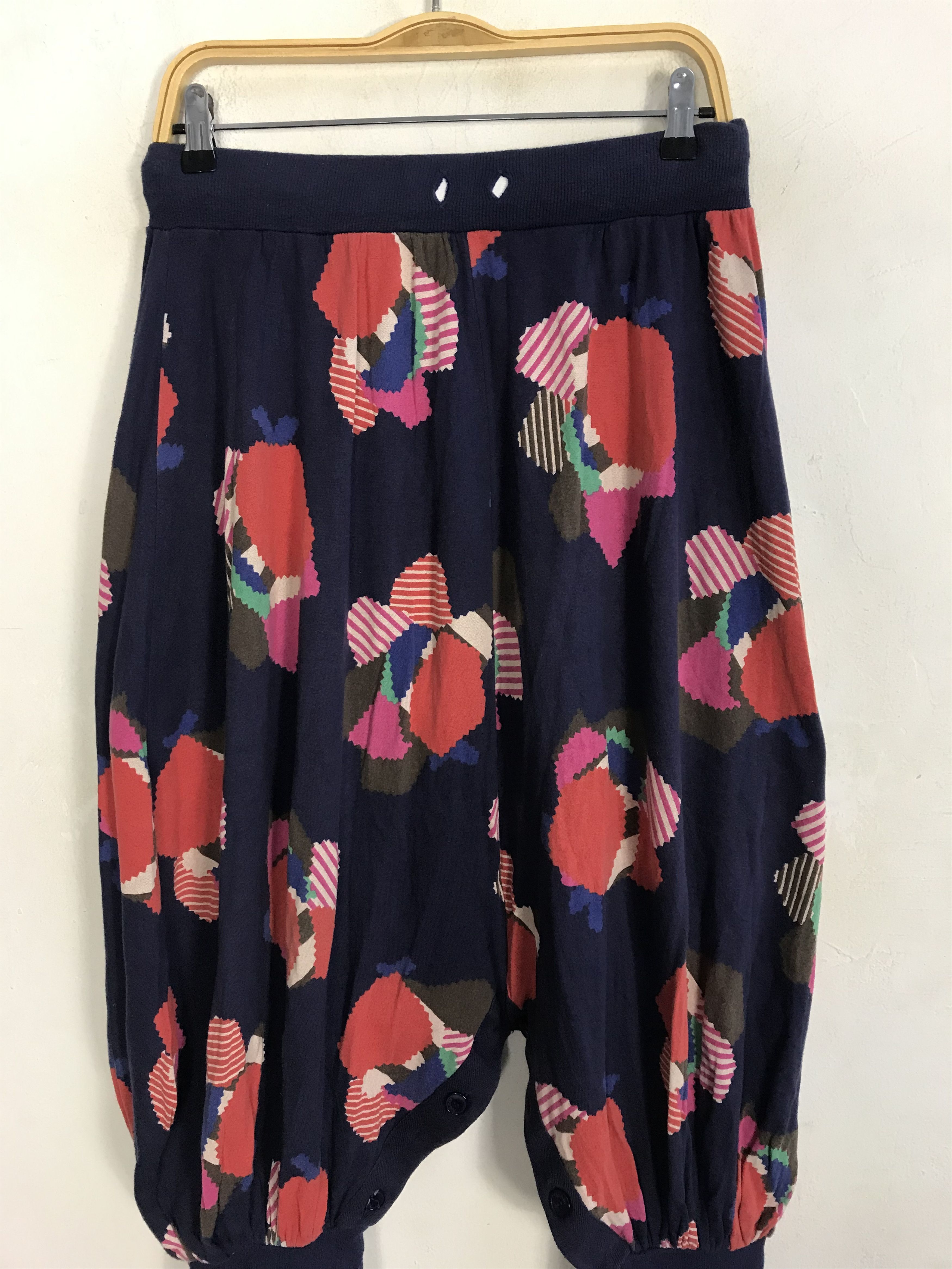 Issey Miyake Issey Miyake Ne-net Floral Baggy Balloon Pant Apple Art Size 30" / US 8 / IT 44 - 3 Thumbnail