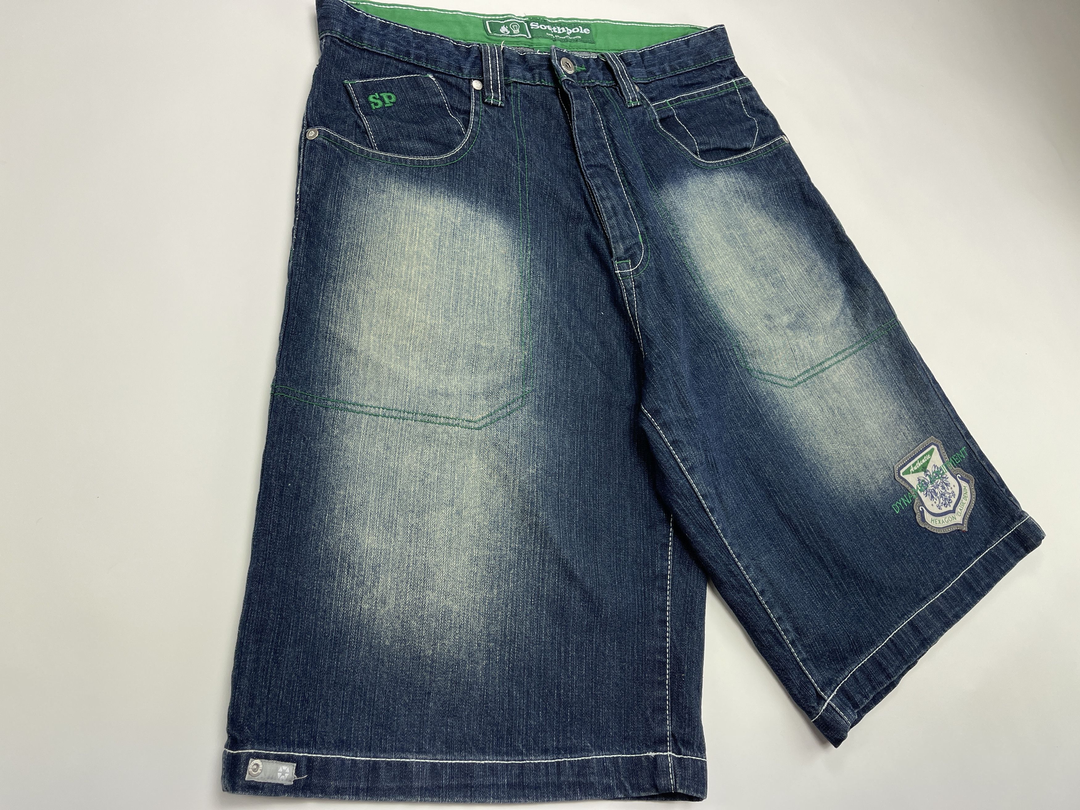 Southpole Southpole jeans shorts, vintage hip hop baggy South Pole, 32 Size US 32 / EU 48 - 5 Thumbnail