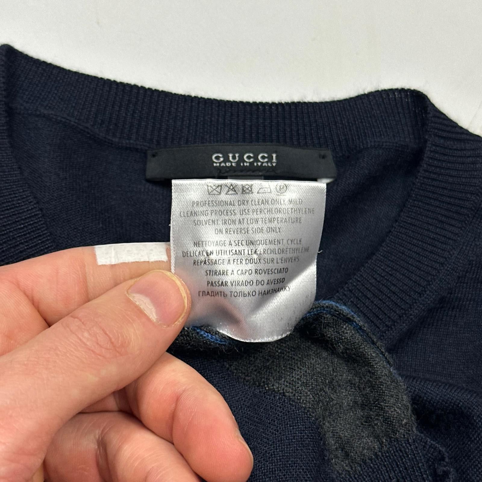 Gucci Gucci Superfine Silk & Cashmere Lightweight Panelled Knit M Size US M / EU 48-50 / 2 - 7 Thumbnail