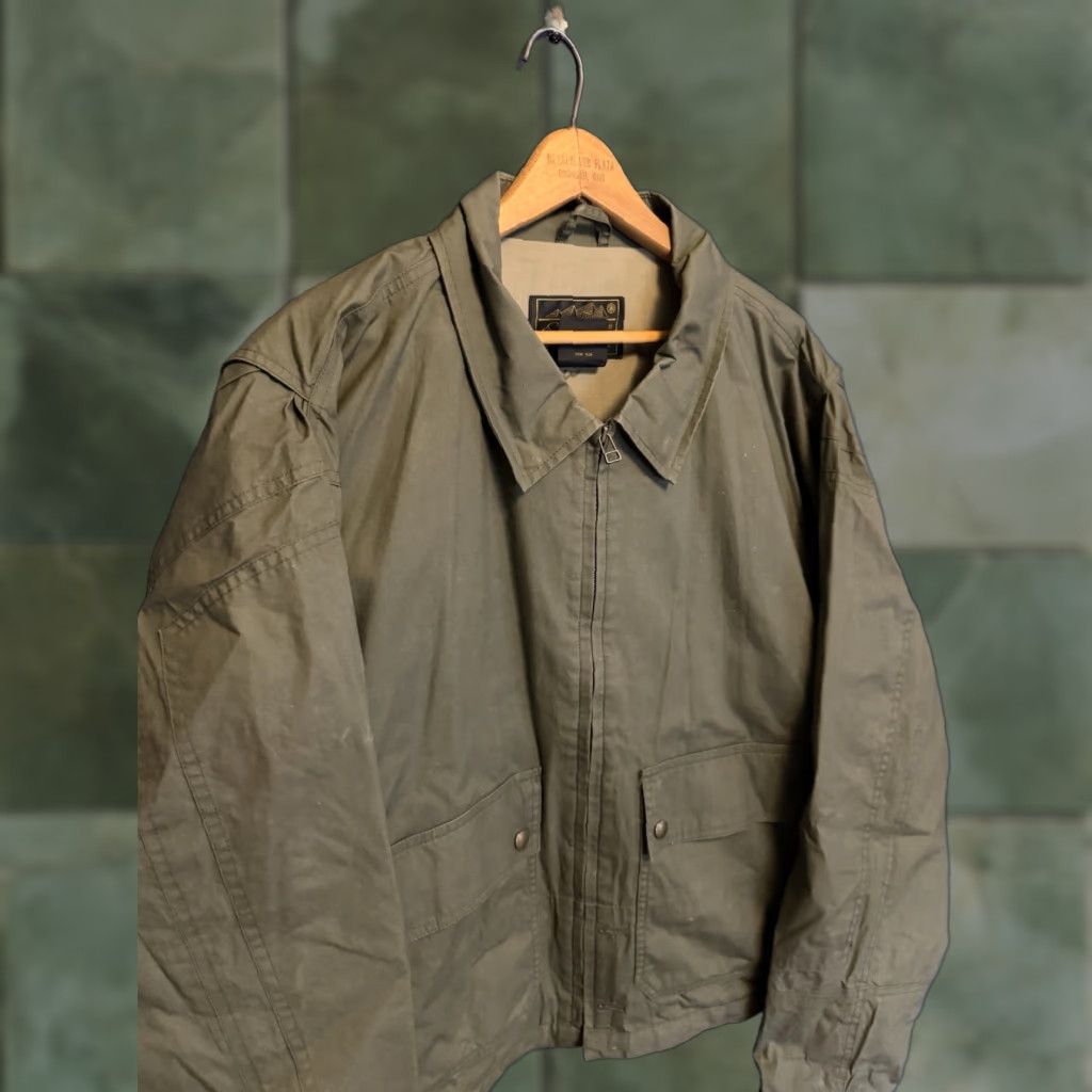 Eddie Bauer VINTAGE Eddie Bauer Jacket Green 90s Cotton Zip Pocket Large Mens Size US L / EU 52-54 / 3 - 1 Thumbnail