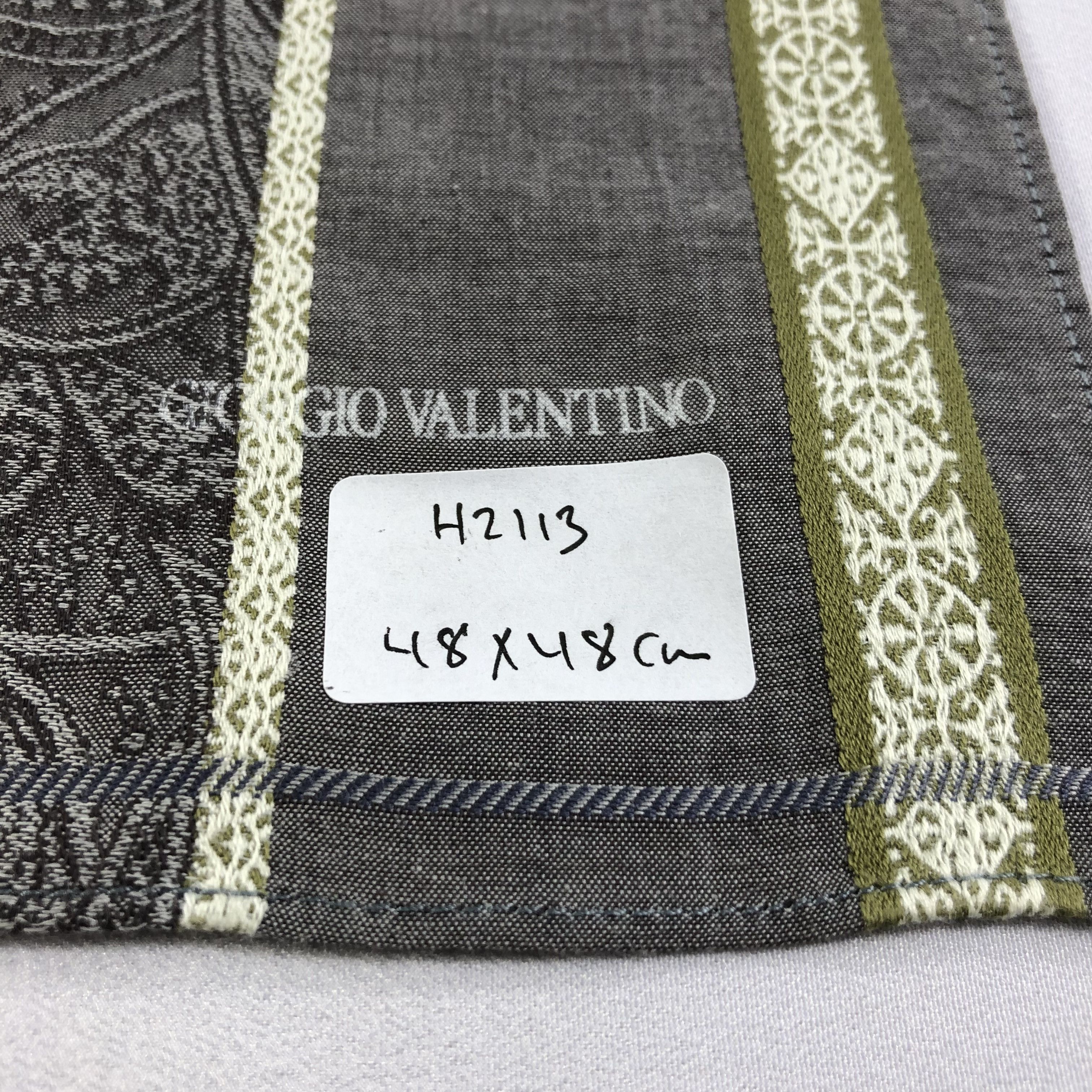 Vintage Giorgio Valentino Handkerchief Neckerchief Bandana H2113 Size ONE SIZE - 6 Thumbnail