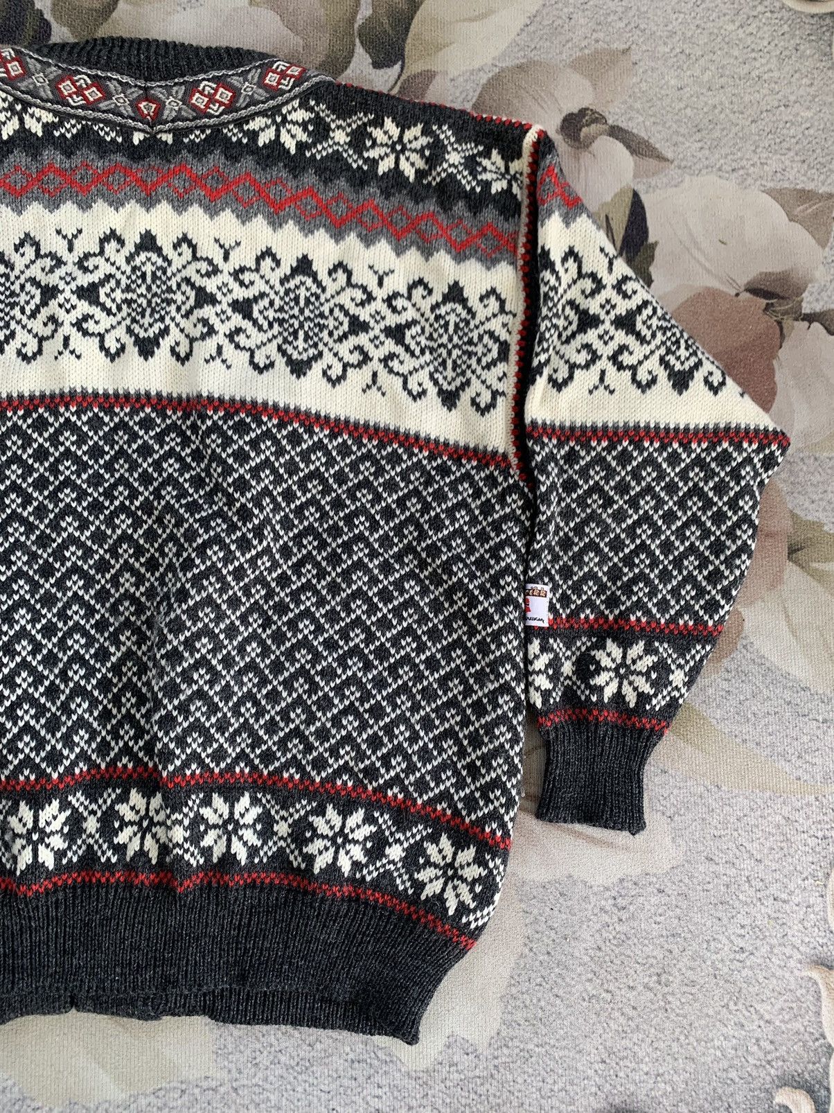 Art Comes First Nordstrikk Art Pattern Knit Sweater Jacket Made in Norway Size US S / EU 44-46 / 1 - 8 Thumbnail