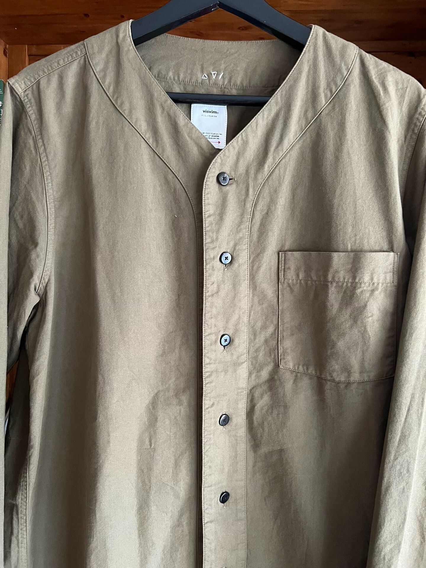 Visvim visvim 2019AW Giza Cotton Baseball Shirt Size US L / EU 52-54 / 3 - 5 Thumbnail