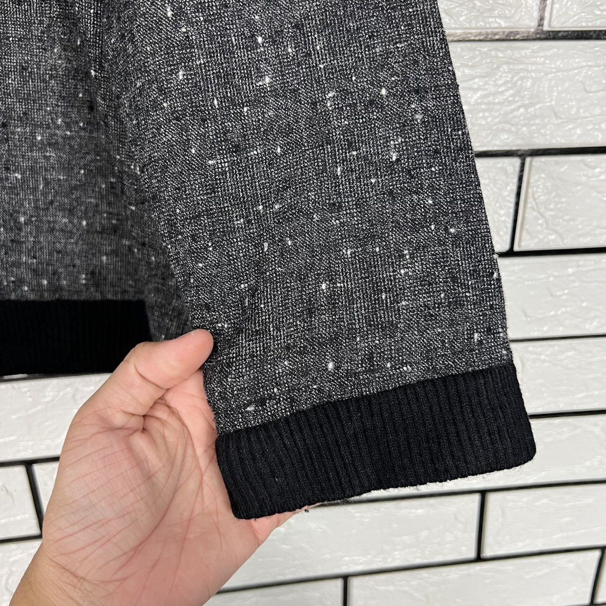 Attachment ATTACHMENT Wool Blend Cropped Sweater #4216-C192 Size M / US 6-8 / IT 42-44 - 7 Thumbnail