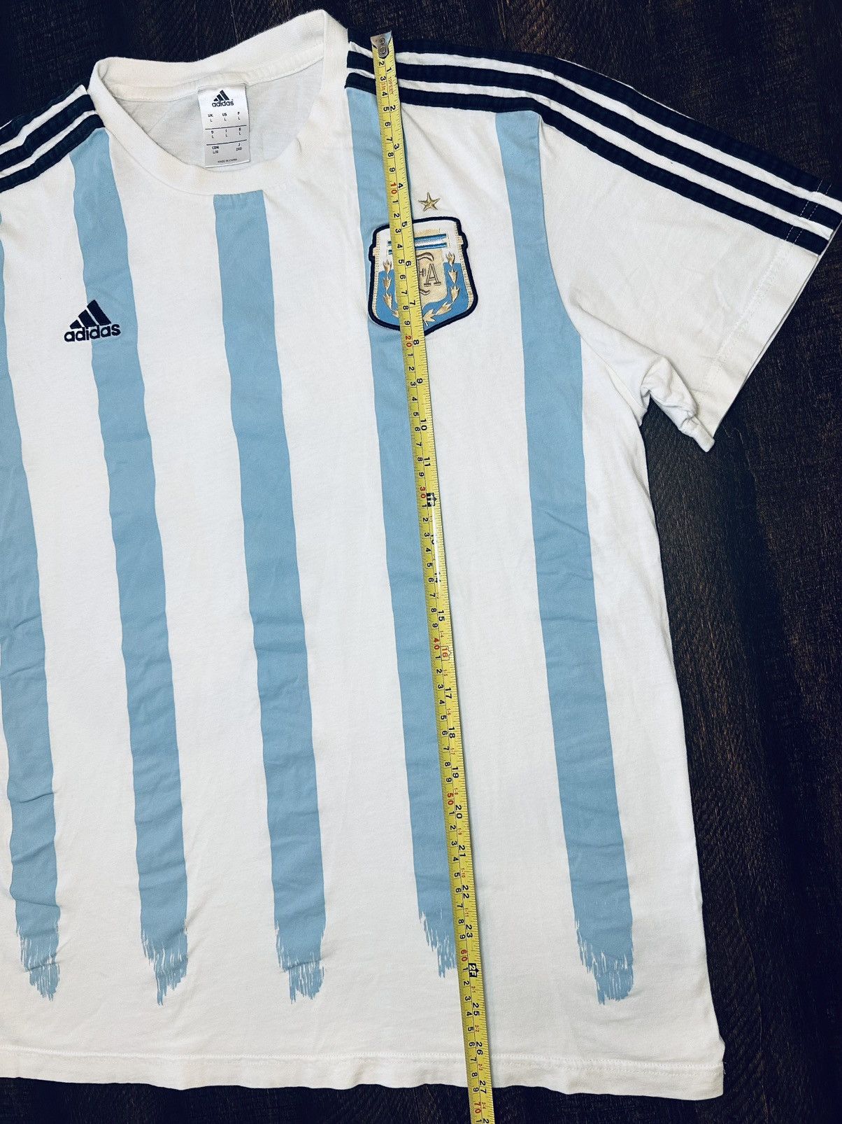 Adidas 2014 Argentina Adidas Men’s Fan Tee Messi #10-Size Large Size US L / EU 52-54 / 3 - 3 Thumbnail