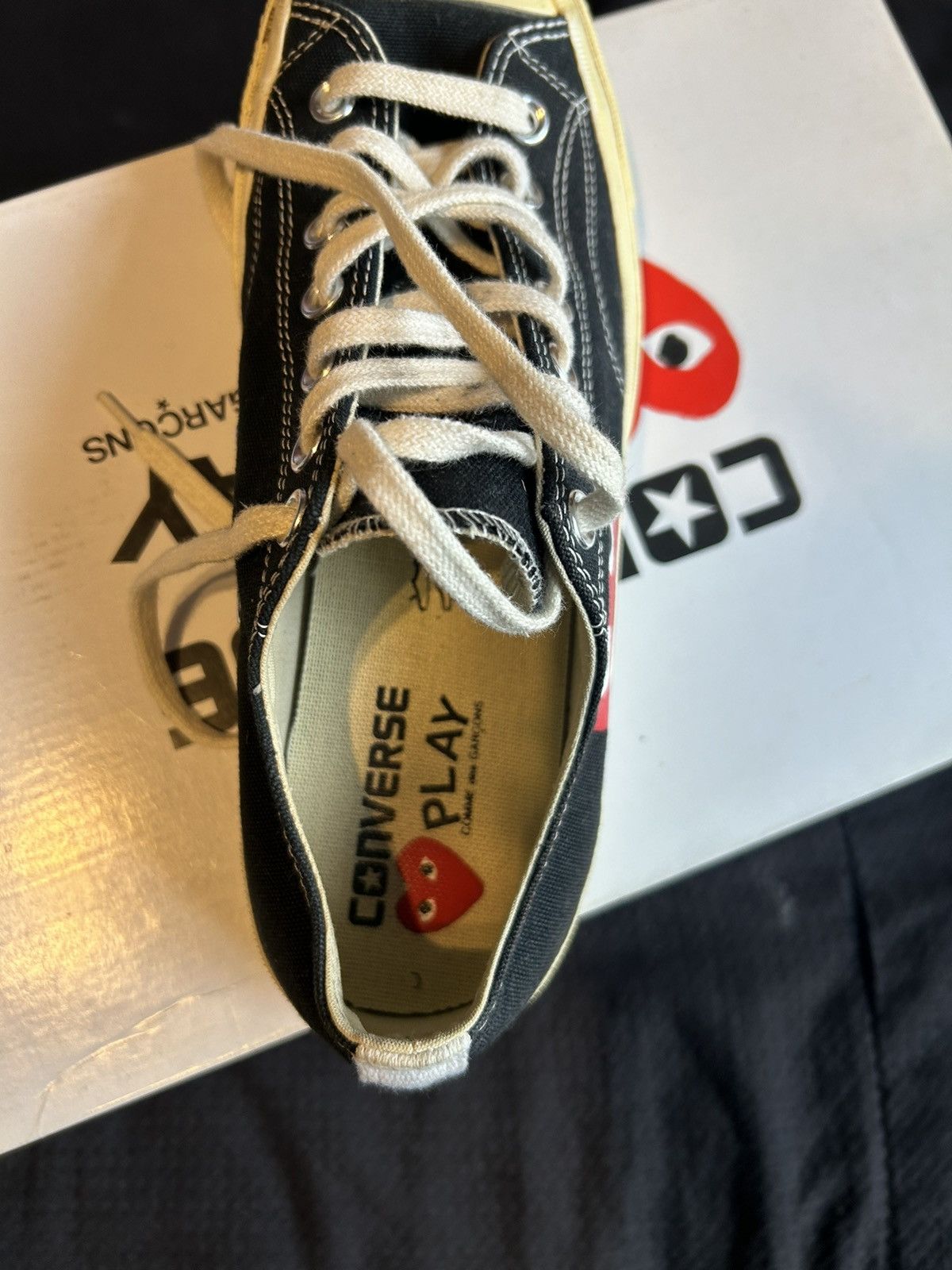 Comme des Garcons × Comme des Garcons PLAY Cdg play converse low top Size US 10 / EU 43 - 3 Thumbnail