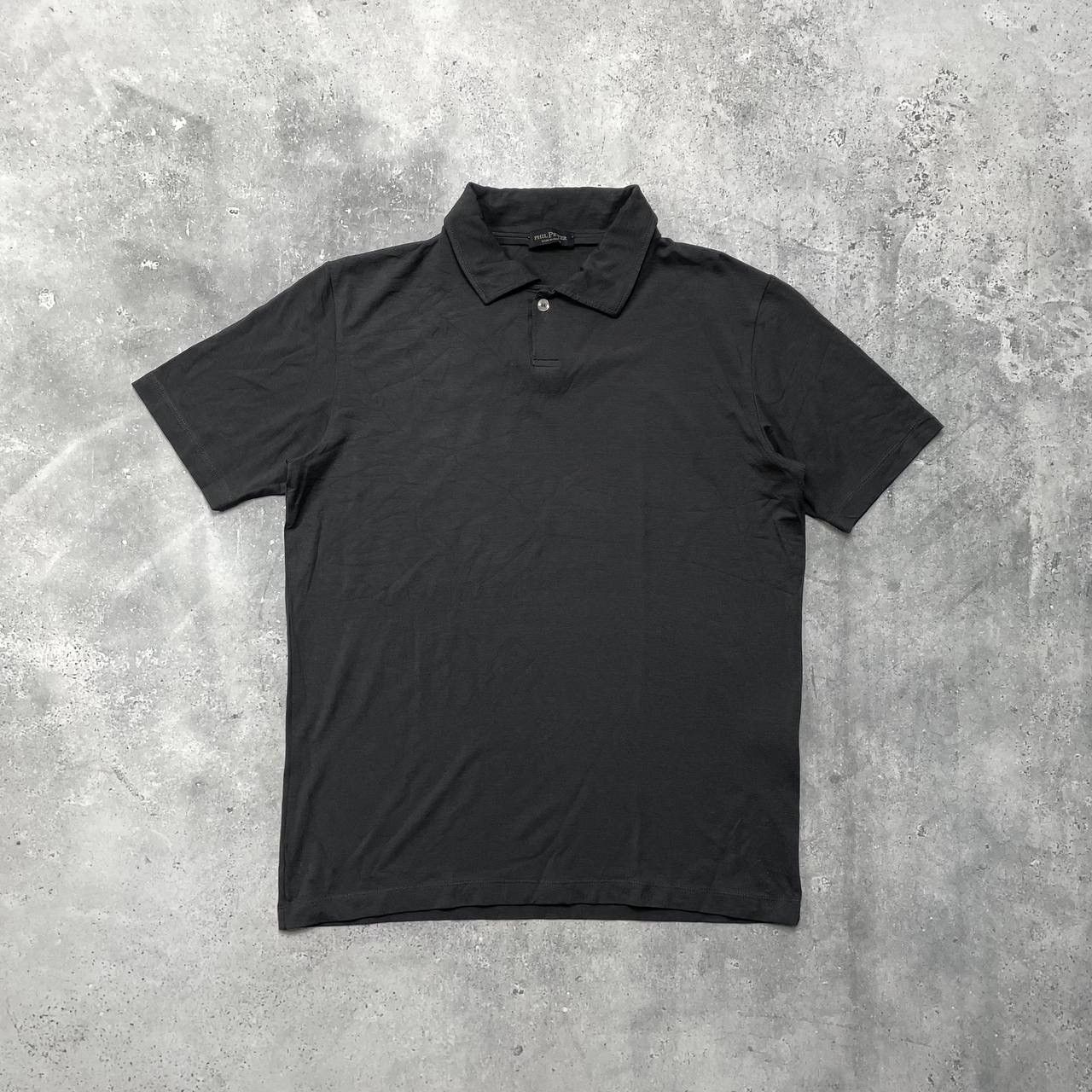 Other Phil Petter One Button Viscose Polo Shirt Gray Size M Size US M / EU 48-50 / 2 - 1 Thumbnail