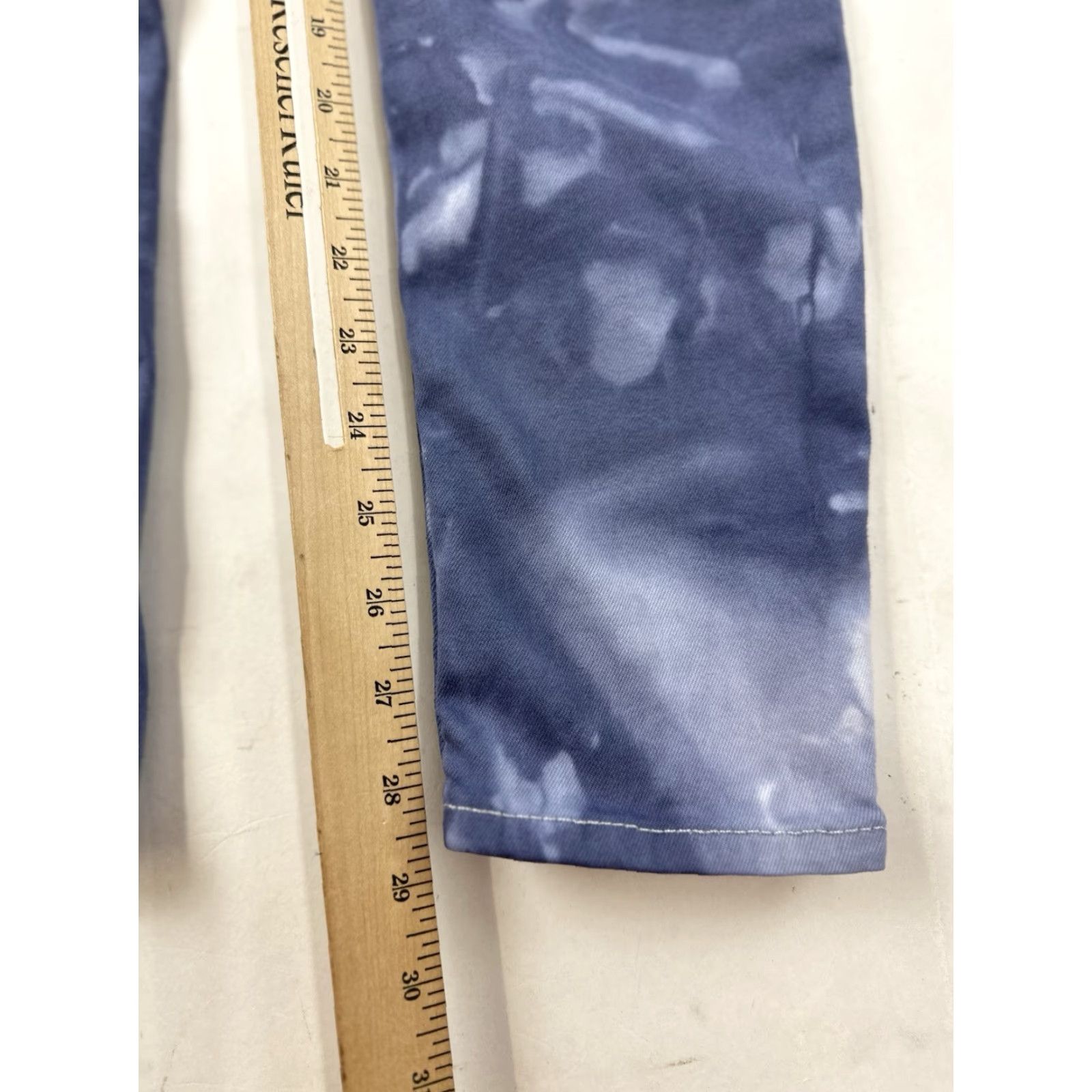 True Religion True Religion Jeans Women’s 27 Blue Tie Dye Indigo Skinny Jeans Stretch High Rise Slim Fit Capable Zip Button Closure Denim Shirt? Size 28" / US 6 / IT 42 - 7 Thumbnail