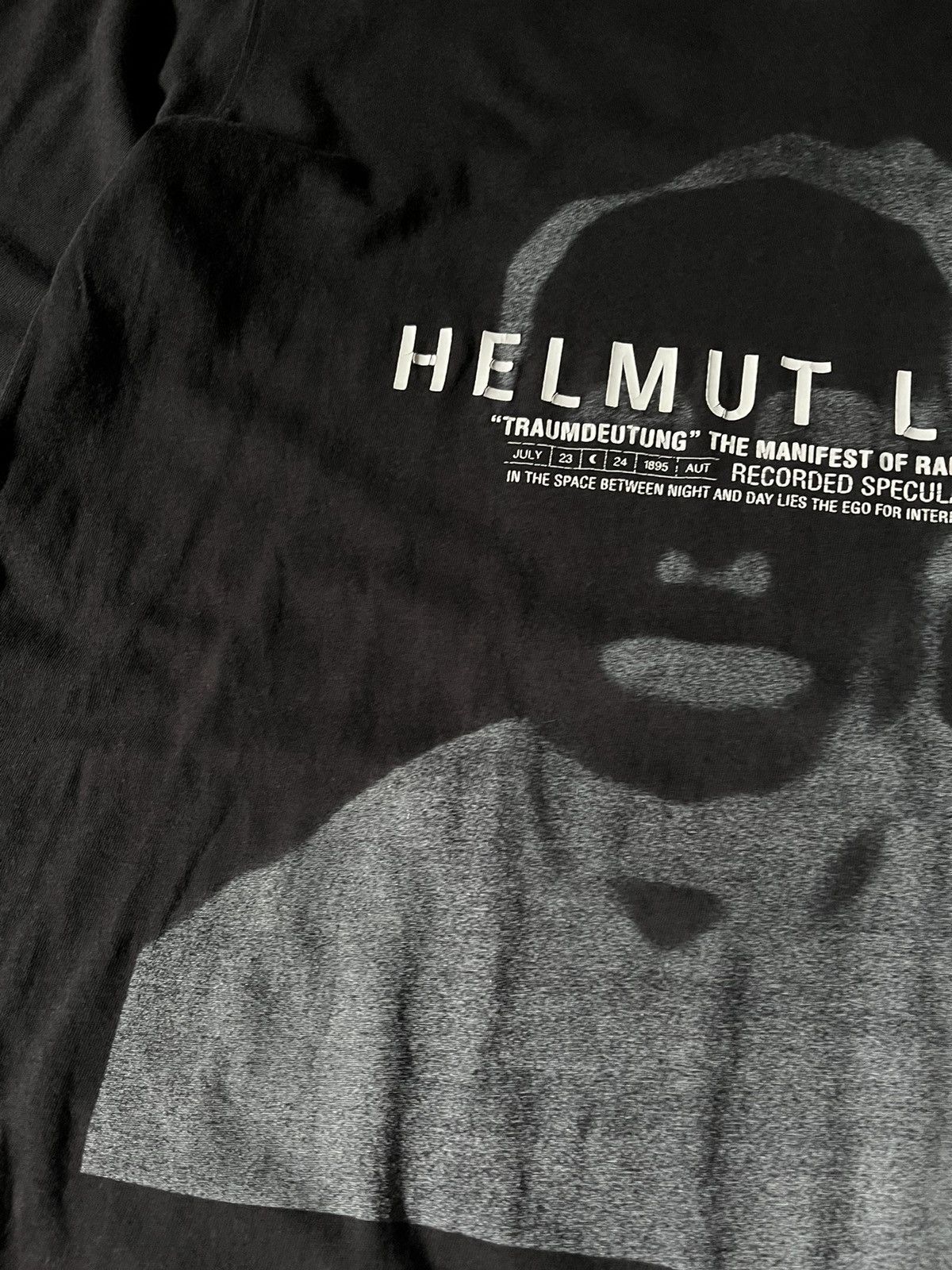 Helmut Lang Helmut Lang AW17 Traumdeutung black T-shirt Size US M / EU 48-50 / 2 - 3 Thumbnail