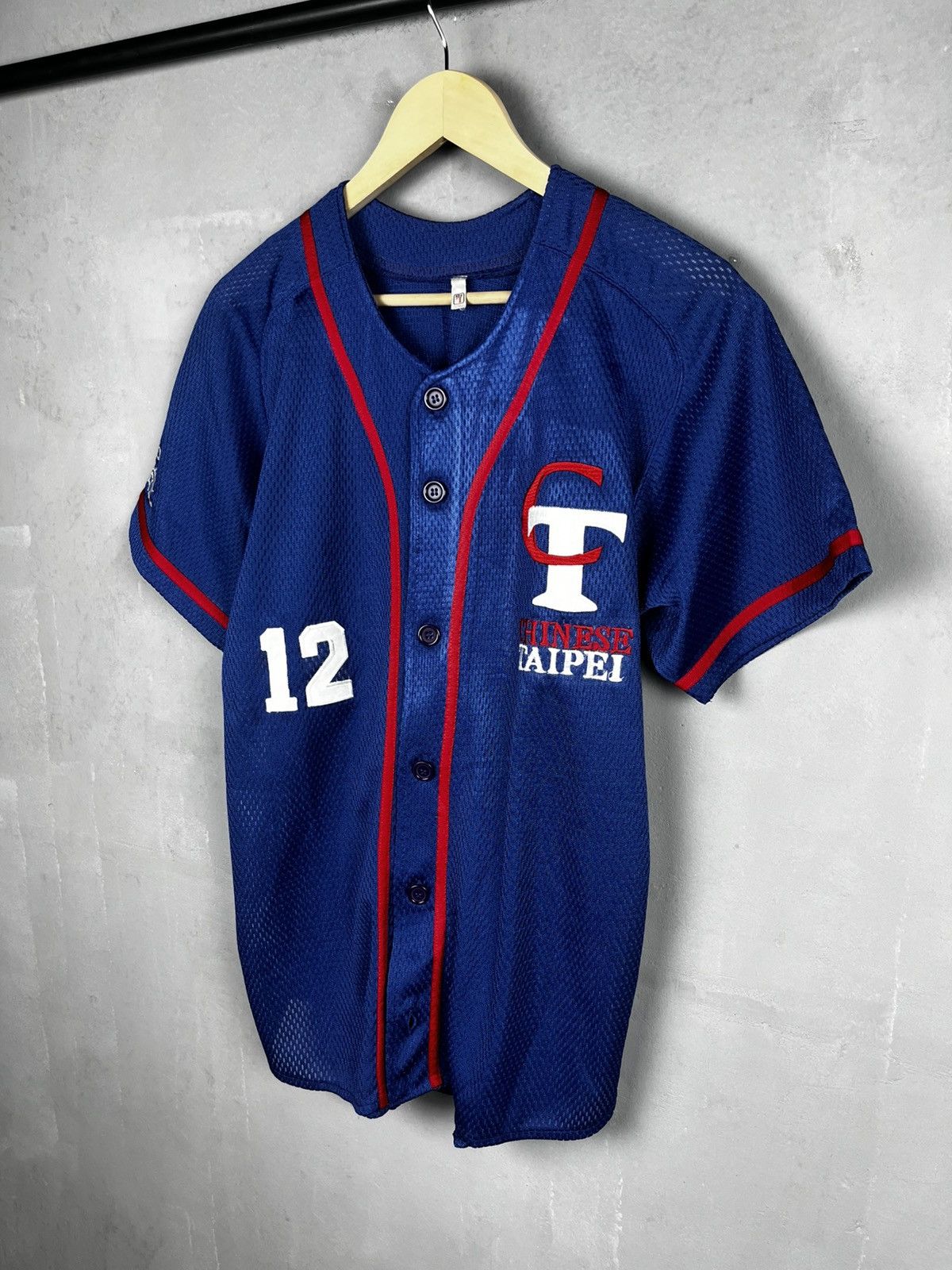 Vintage Chinese Taipel jersey Baseball vintage 2000s Size US M / EU 48-50 / 2 - 1 Thumbnail