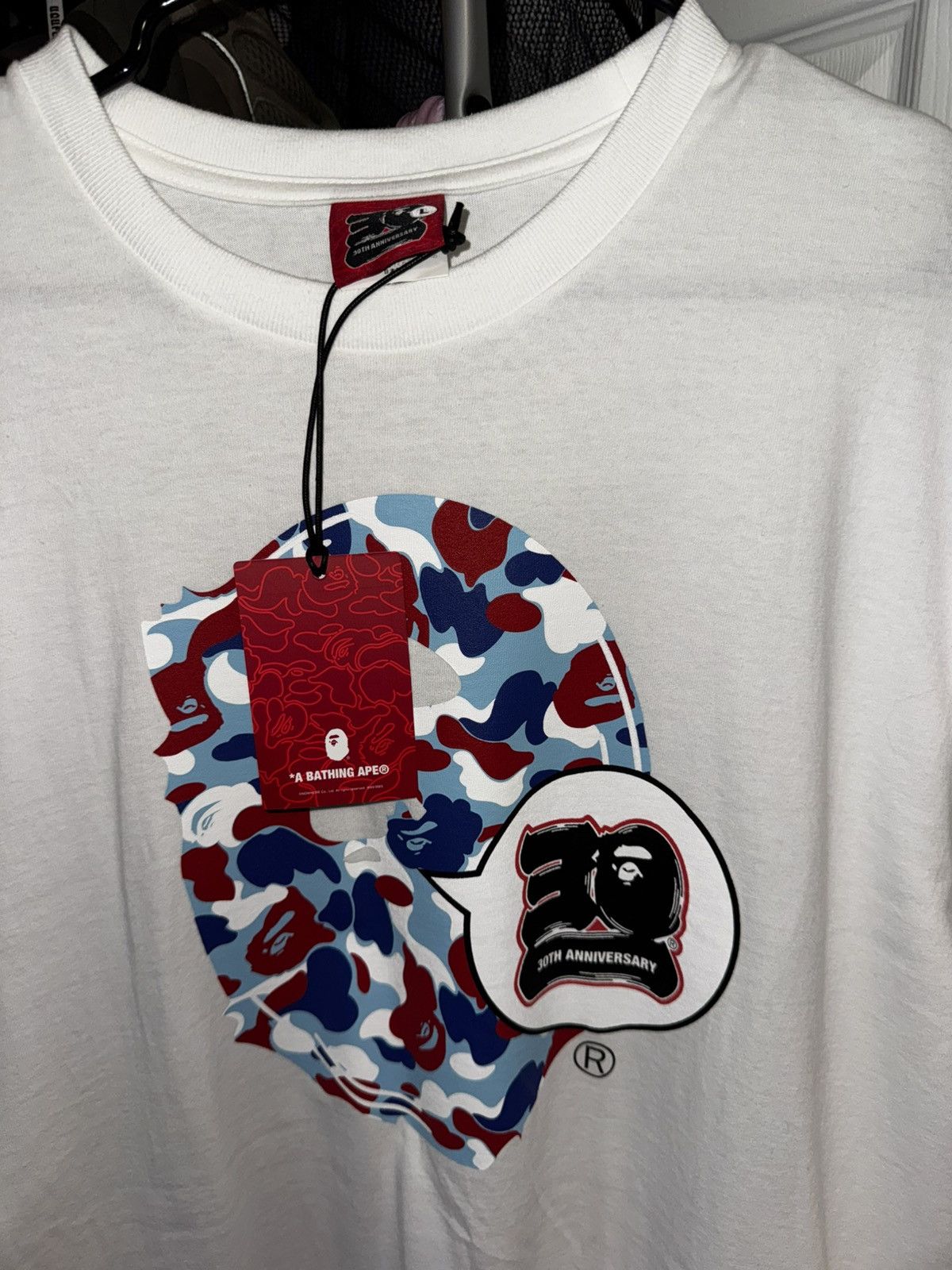 Bape BAPE T-Shirt Store Paris 30th Anniversary Ape Head Tee Set Size US L / EU 52-54 / 3 - 2 Thumbnail