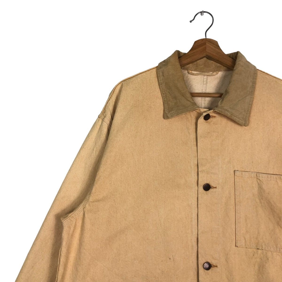 Japanese Brand 🔥Vintage Worker Chore Jacket GU Japan Issey Miyake Size US XL / EU 56 / 4 - 5 Thumbnail