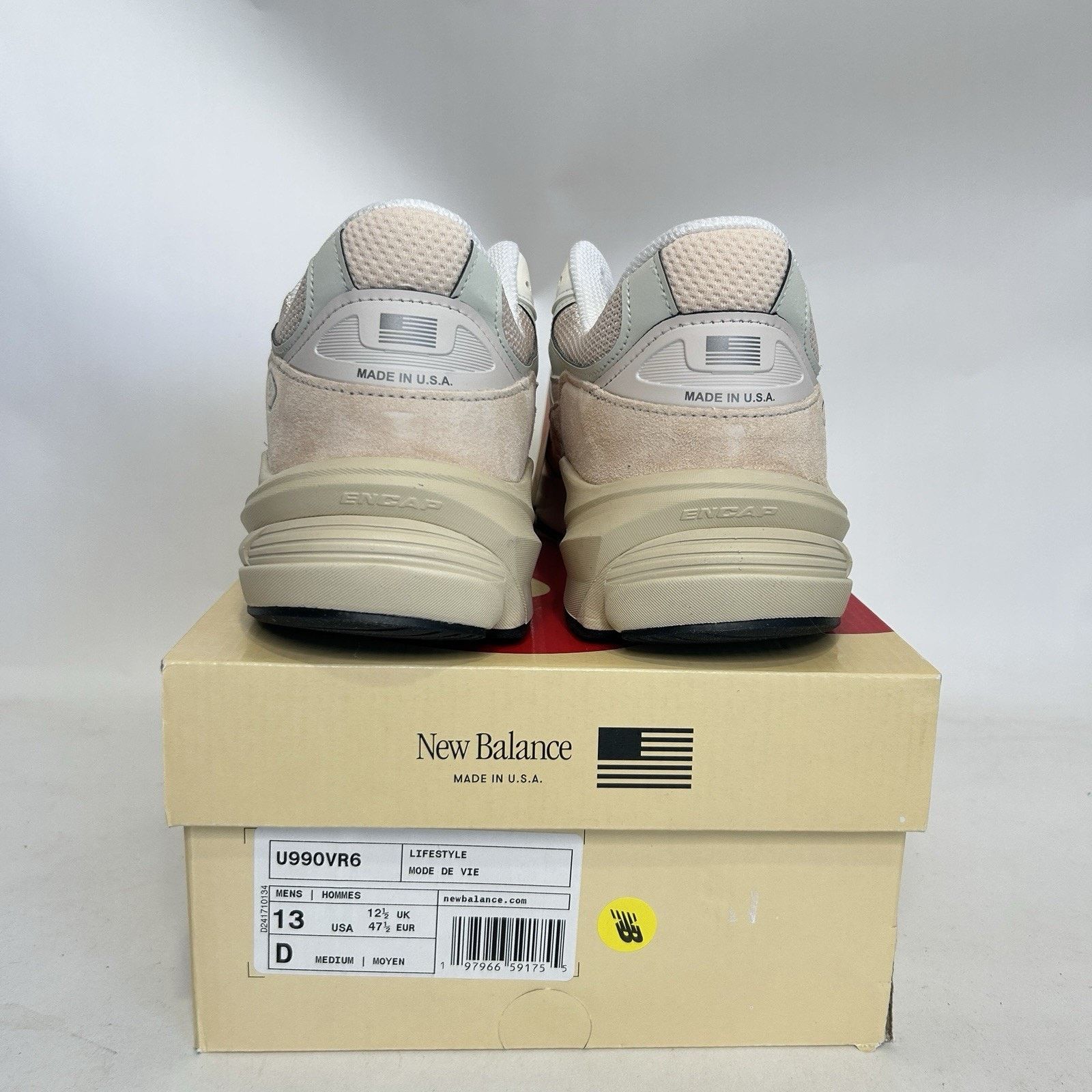 New Balance Teddy Santis X New Balance 990v6 “Vintage Rose” U990VR6 Size US 13 / EU 46 - 4 Thumbnail