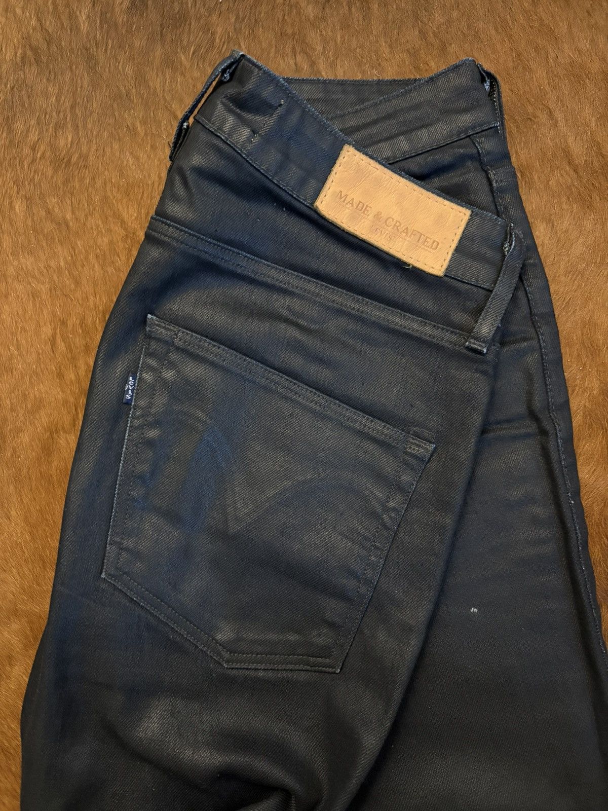Levi's Levi’s Waxed Jeans Size US 28 / EU 44 - 4 Thumbnail