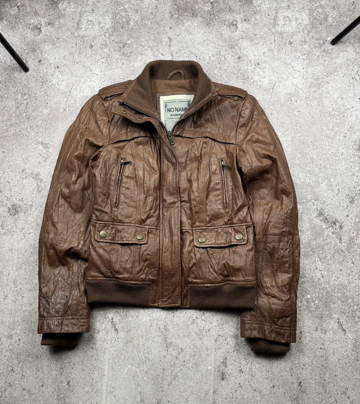 Japanese Brand Avant Garde Carol Christian Poell Style Leather Biker Jacket Size US S / EU 44-46 / 1 - 1 Thumbnail