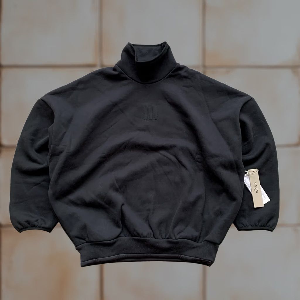Fear of God ADIDAS Athletics FEAR OF GOD Sweatshirt - Black - Size M - Crew Neck - Long Sleeve - Pullover - Men Size US M / EU 48-50 / 2 - 1 Thumbnail