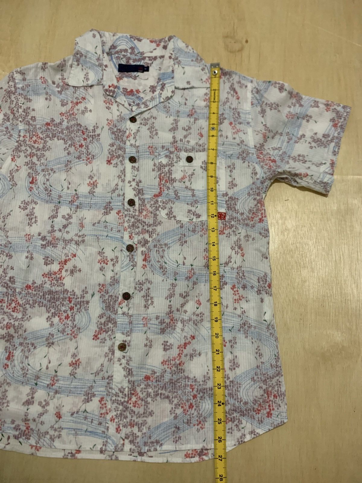 Japanese Brand × Vintage Vintage Japanese Floral shirt Size US M / EU 48-50 / 2 - 8 Thumbnail