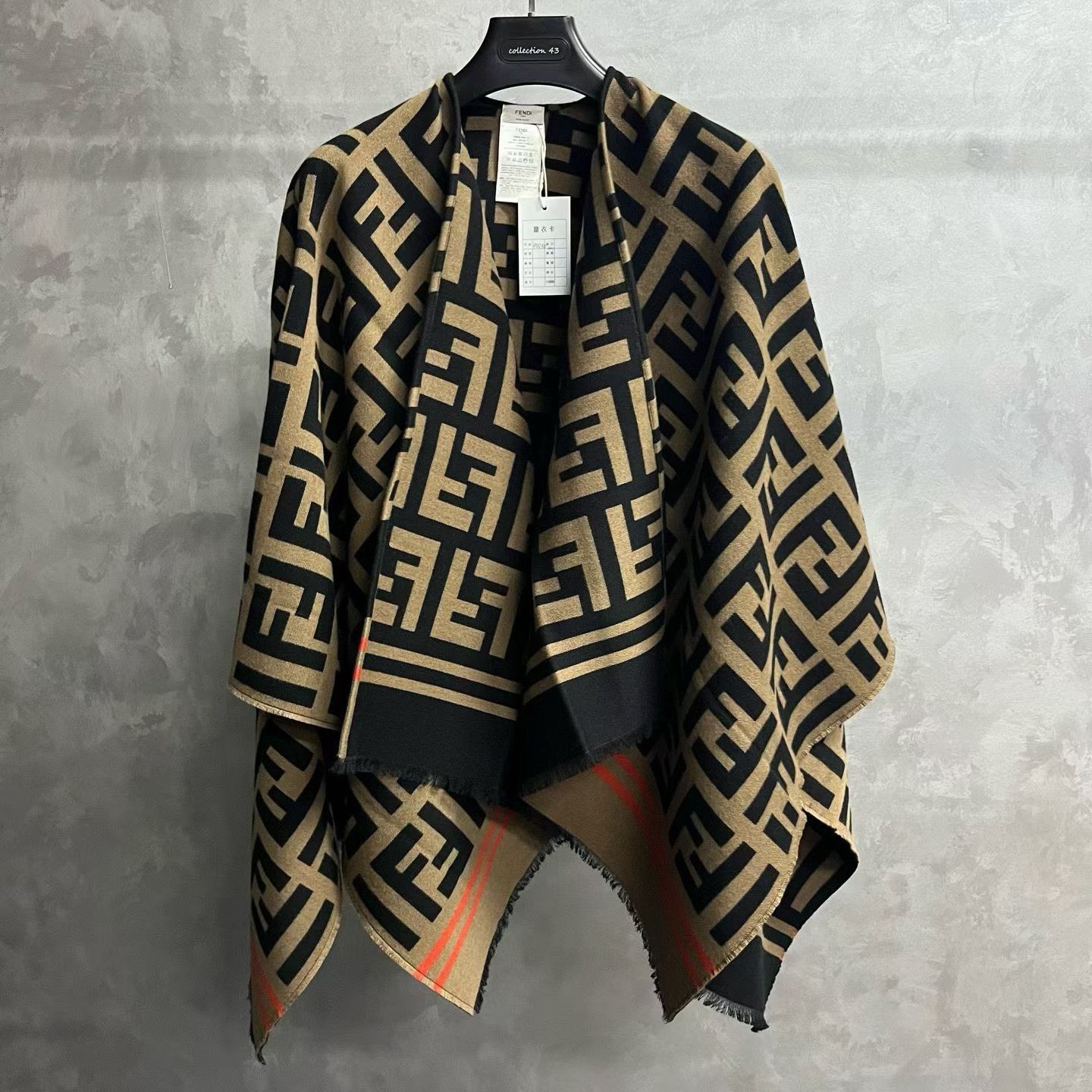 Fendi Fendi Printed Graphic Scarf one size Men Size ONE SIZE - 1 Thumbnail