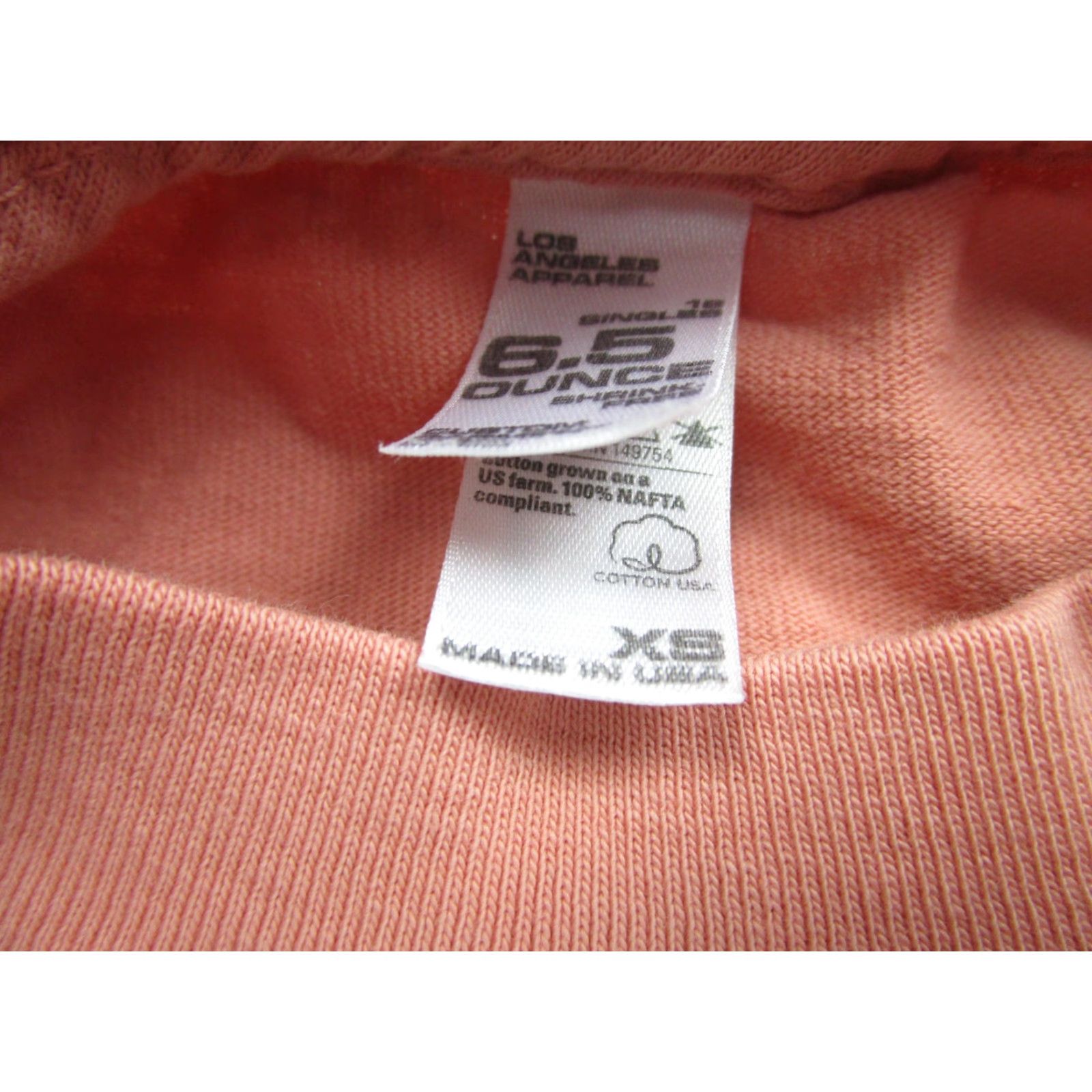 Los Angeles Apparel Los Angeles Apparel T-Shirt Mens XS Pink Heavyweight Garment Dye 6.5oz Crew Neck Short Sleeve Size US XS / EU 42 / 0 - 5 Thumbnail