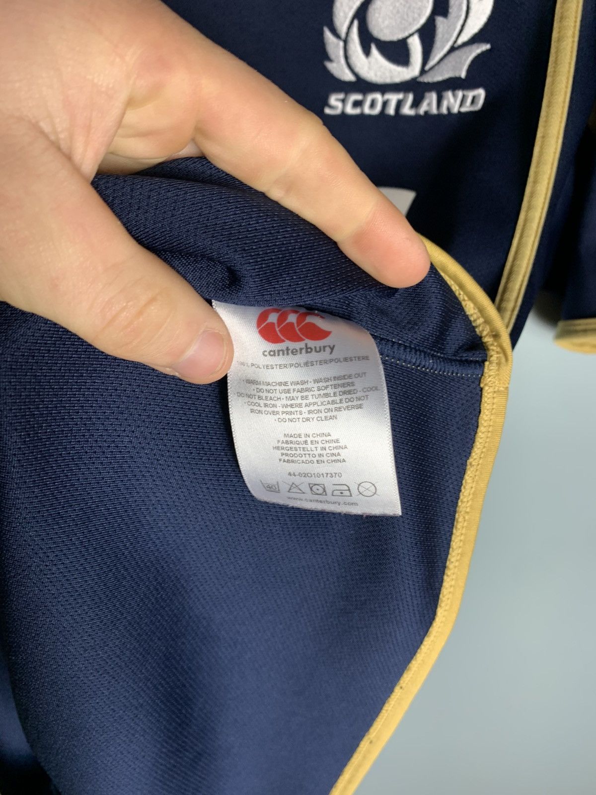 Canterbury of New Zealand × Vintage Vintage Canterbury Scotland Rugby Shirt Size US S / EU 44-46 / 1 - 8 Thumbnail