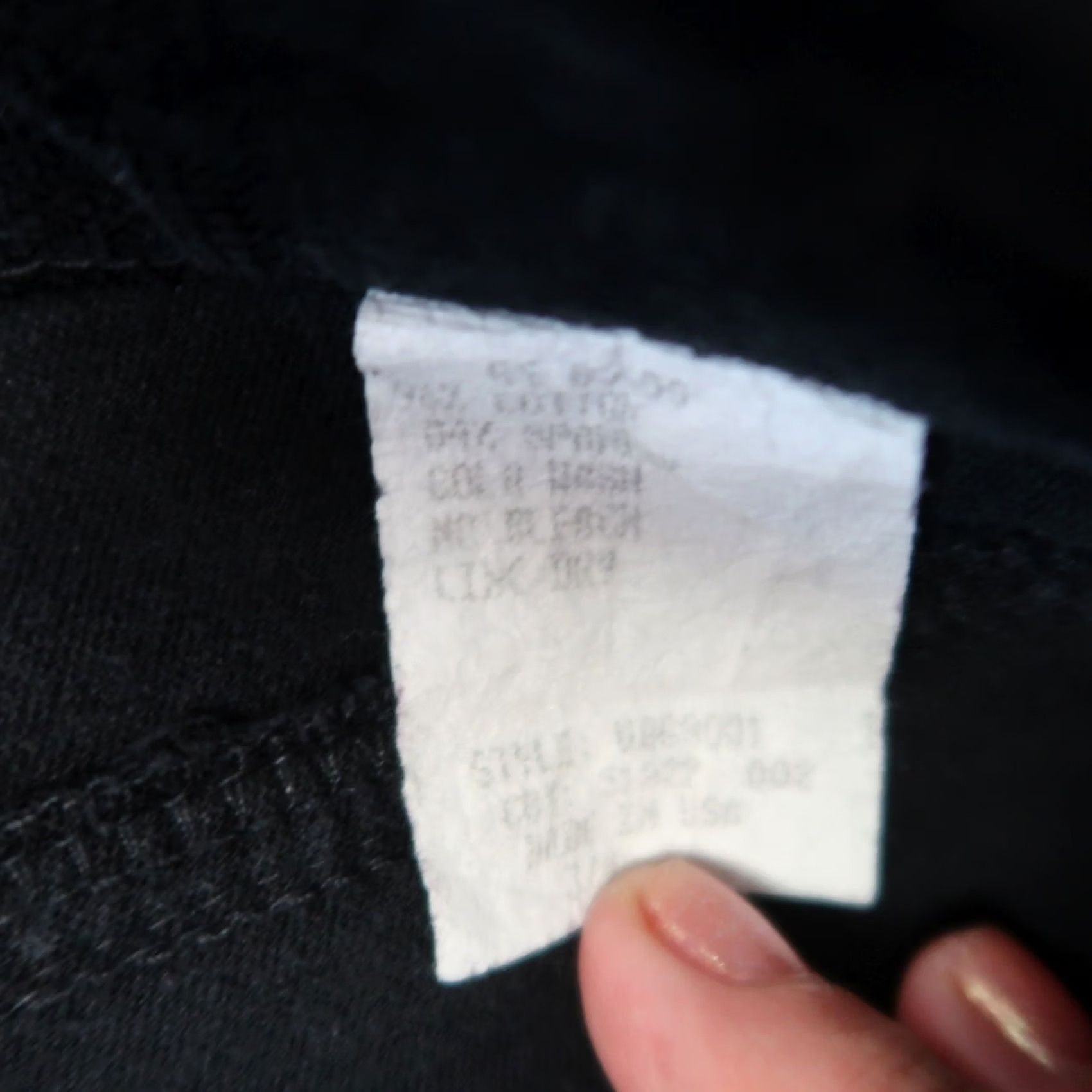XOXO VINTAGE XOXO Black Corduroy Velvet Low Rise Bootcut Flare Pants 90s Womens 4 Regular Inseam 29 Size 27" / US 4 / IT 40 - 5 Thumbnail