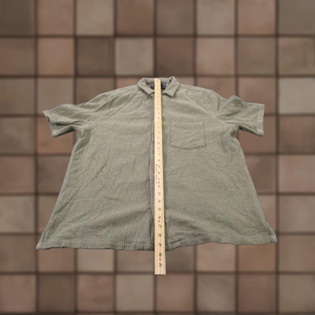 Allsaints AllSaints Polo Shirt Mens L Green Preppy Casual Knit Cotton Short Sleeve Button Collar logo Embroidered Modern Fit Size US L / EU 52-54 / 3 - 1 Thumbnail